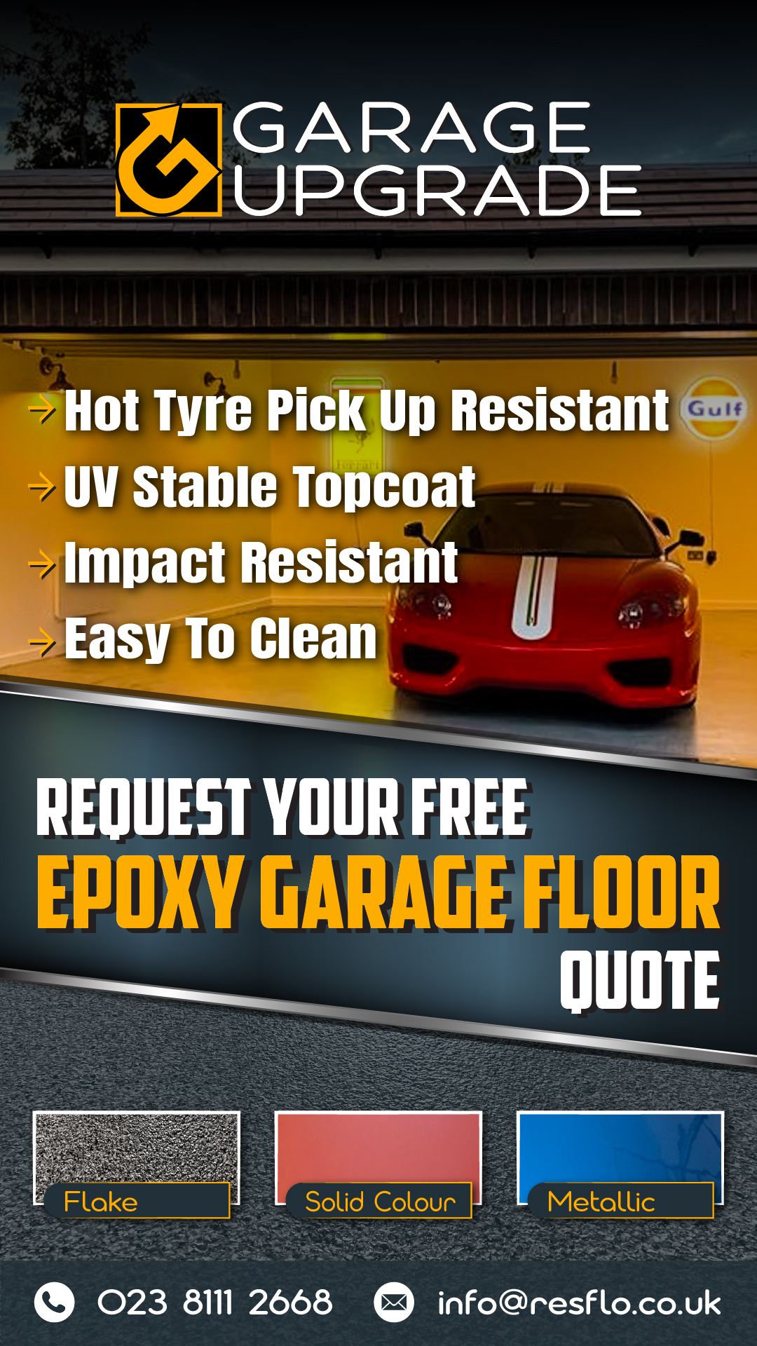Garage Upgrade Facebook ad