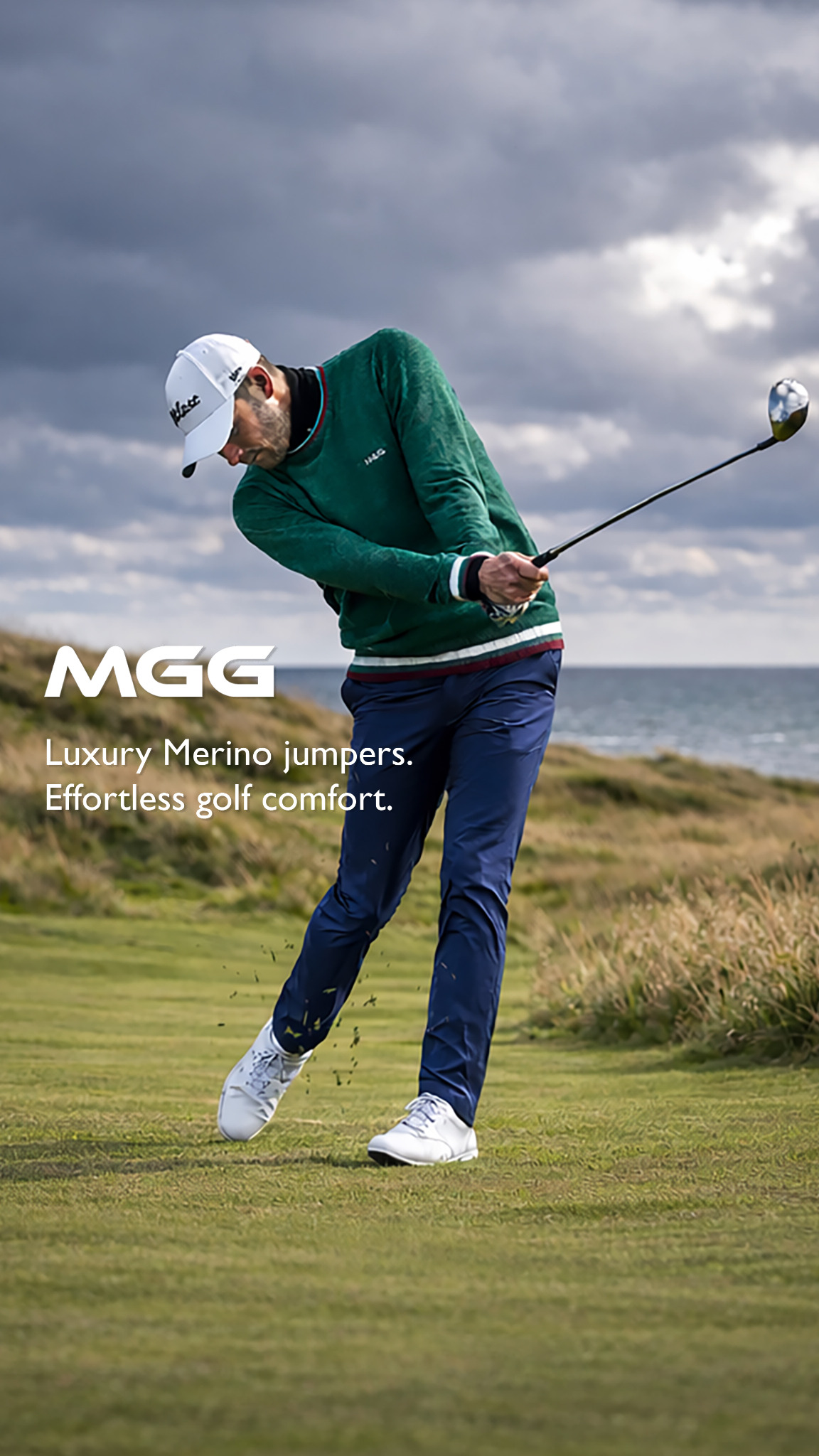 MGG Facebook ad: Tired of dull synthetic golf gear?