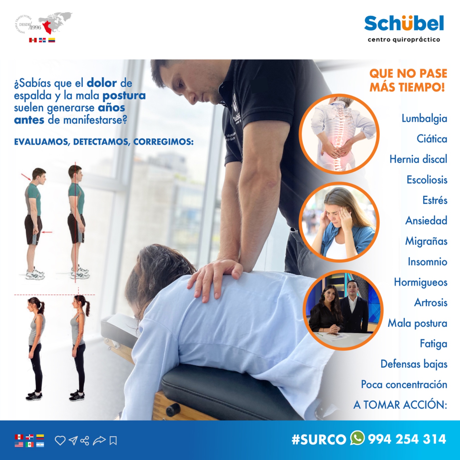 Schübel Centro Quiropráctico Facebook ad