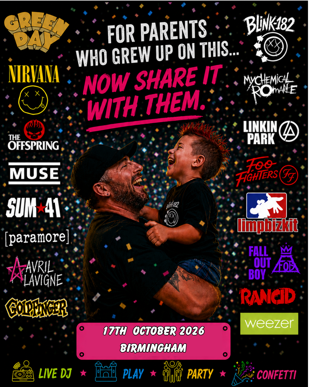 Punk Rock Playdate Facebook ad