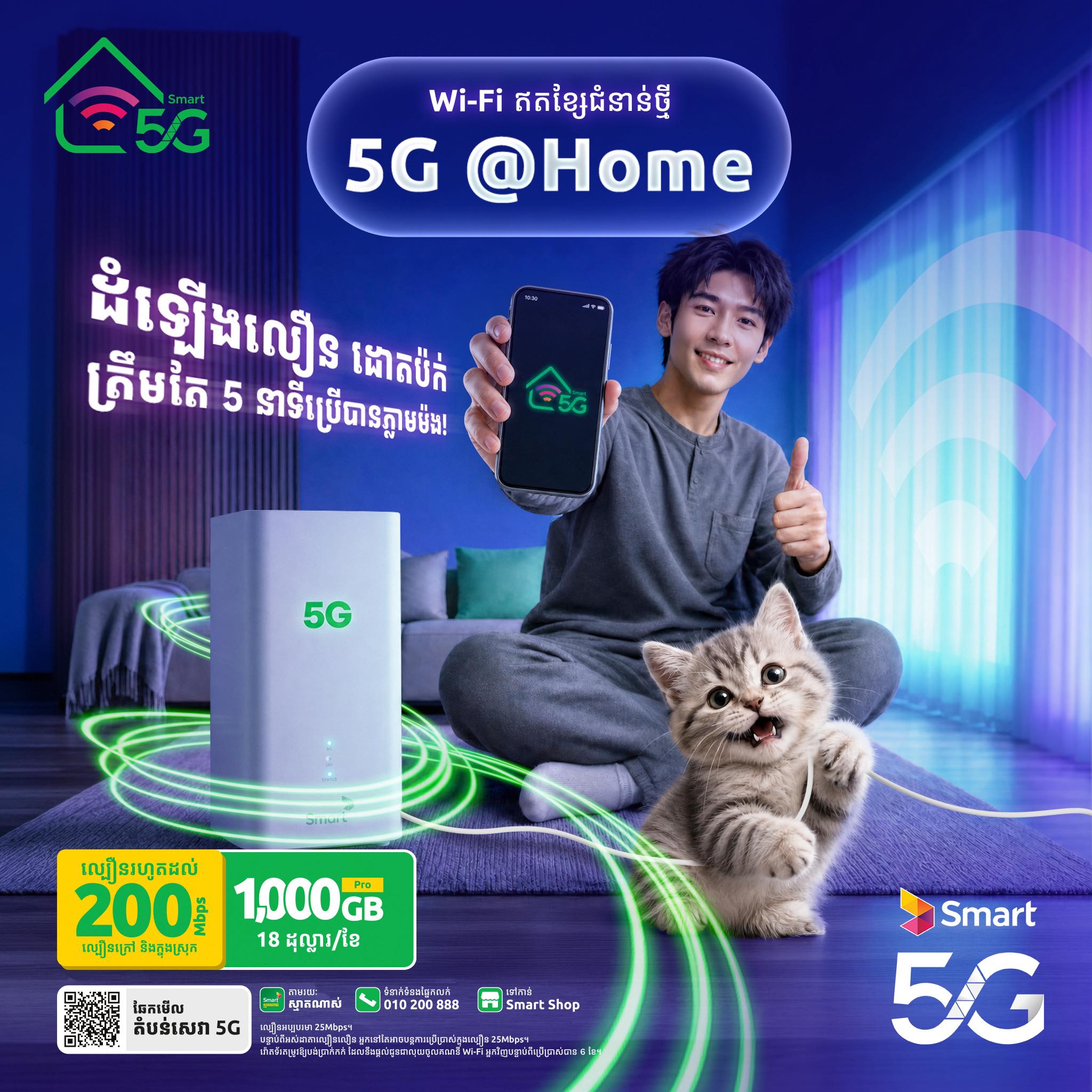 Home Internet by Smart Facebook ad