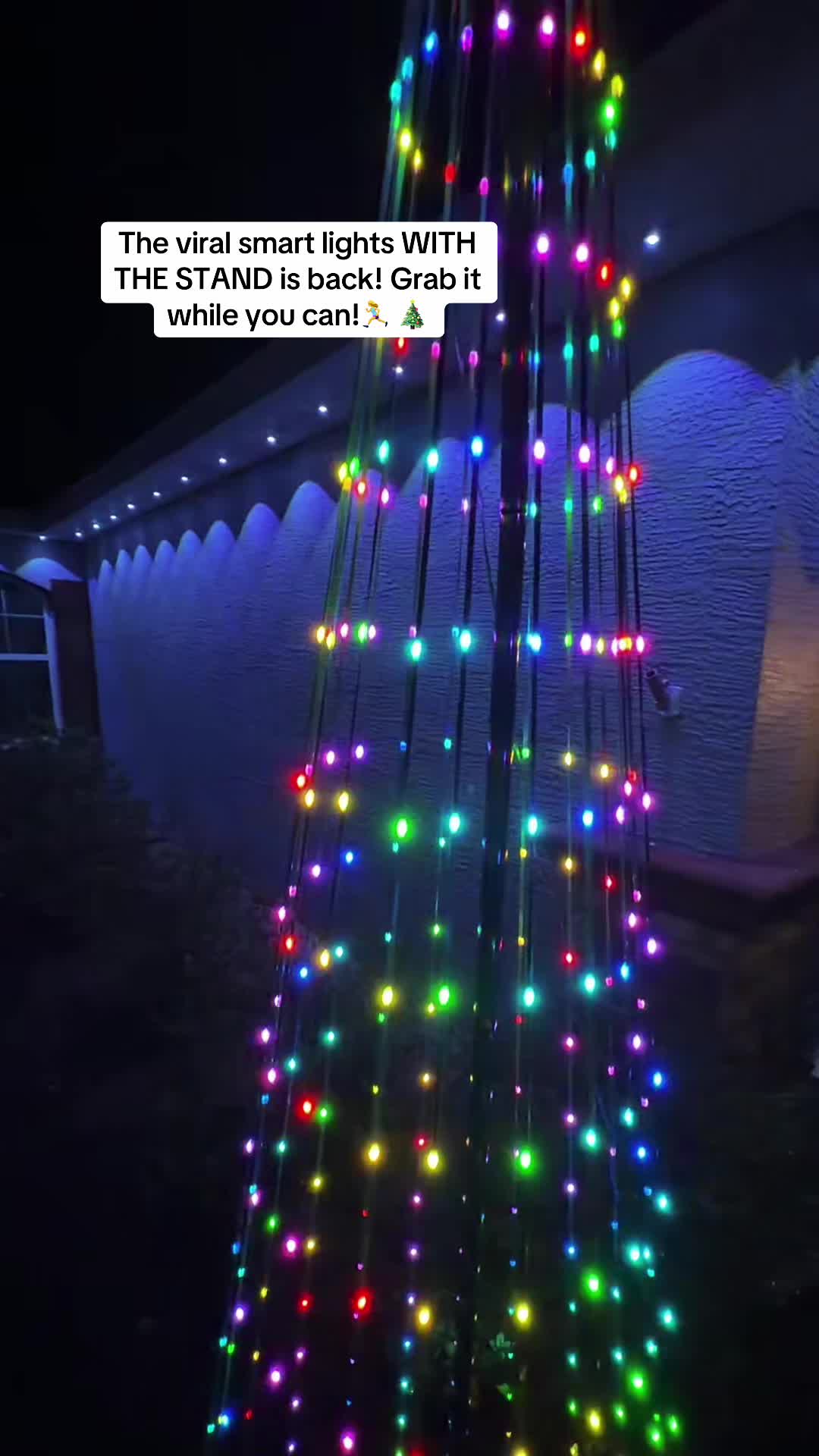 Starstartree Facebook ad: Smart Color-Changing Christmas Tree Light