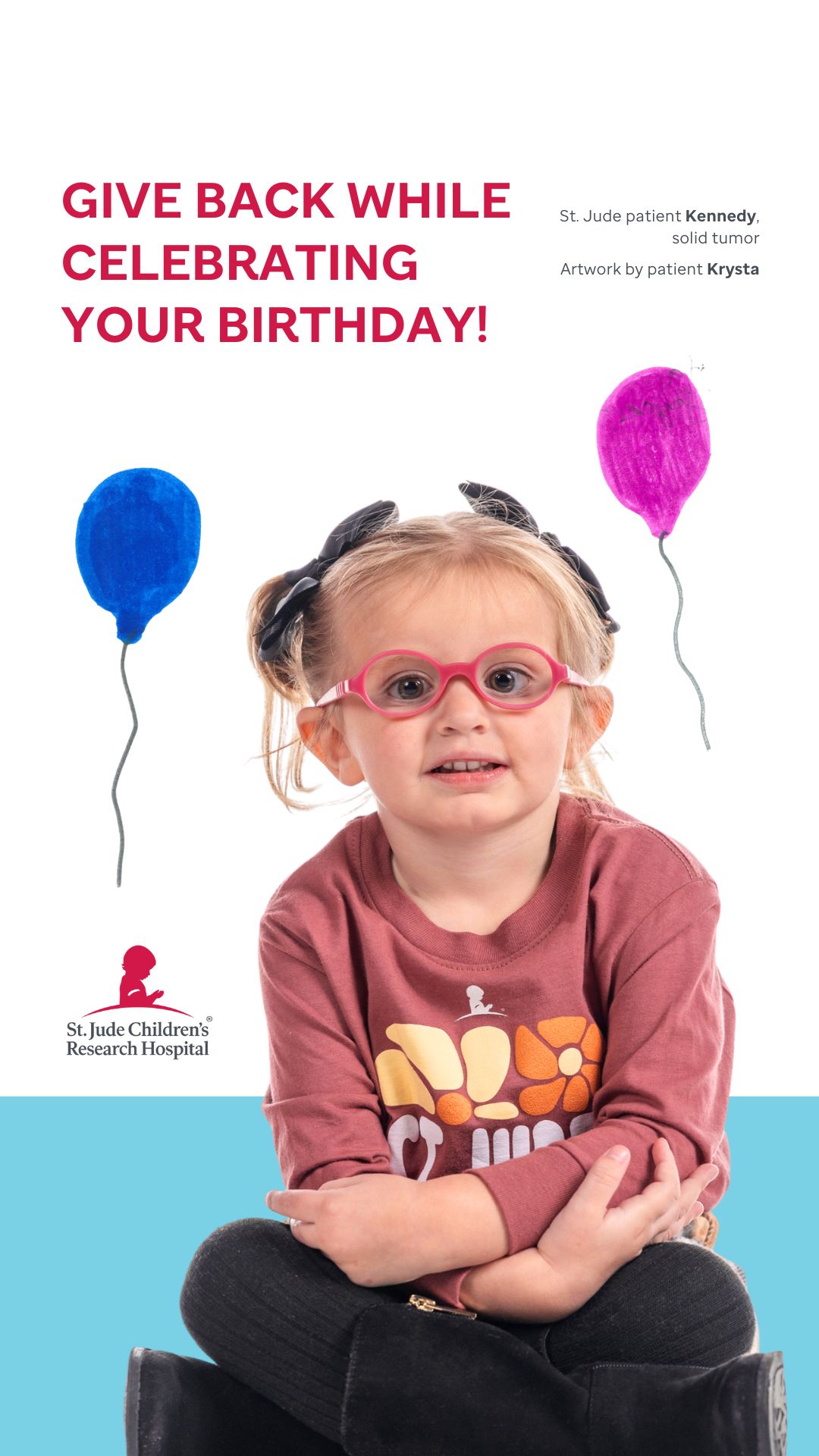St. Jude Children's Research Hospital Facebook ad