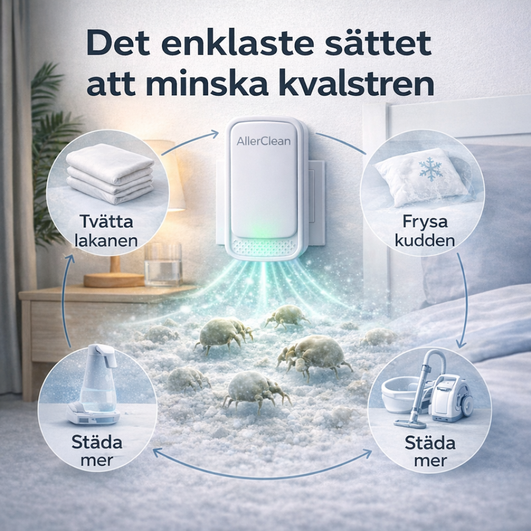 MiteFree Facebook ad: Säg hejdå till kvalstren