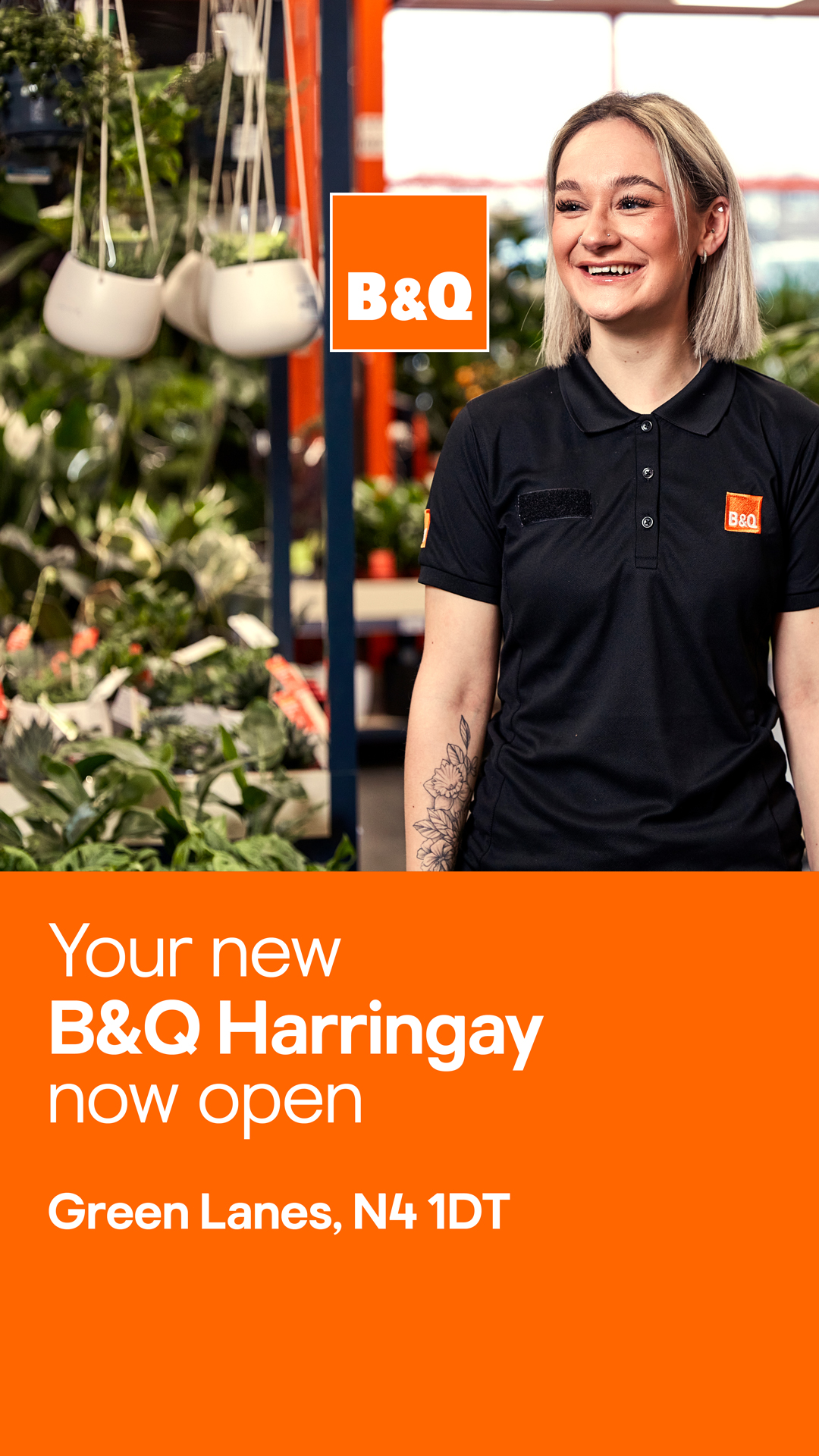 B&Q Facebook ad