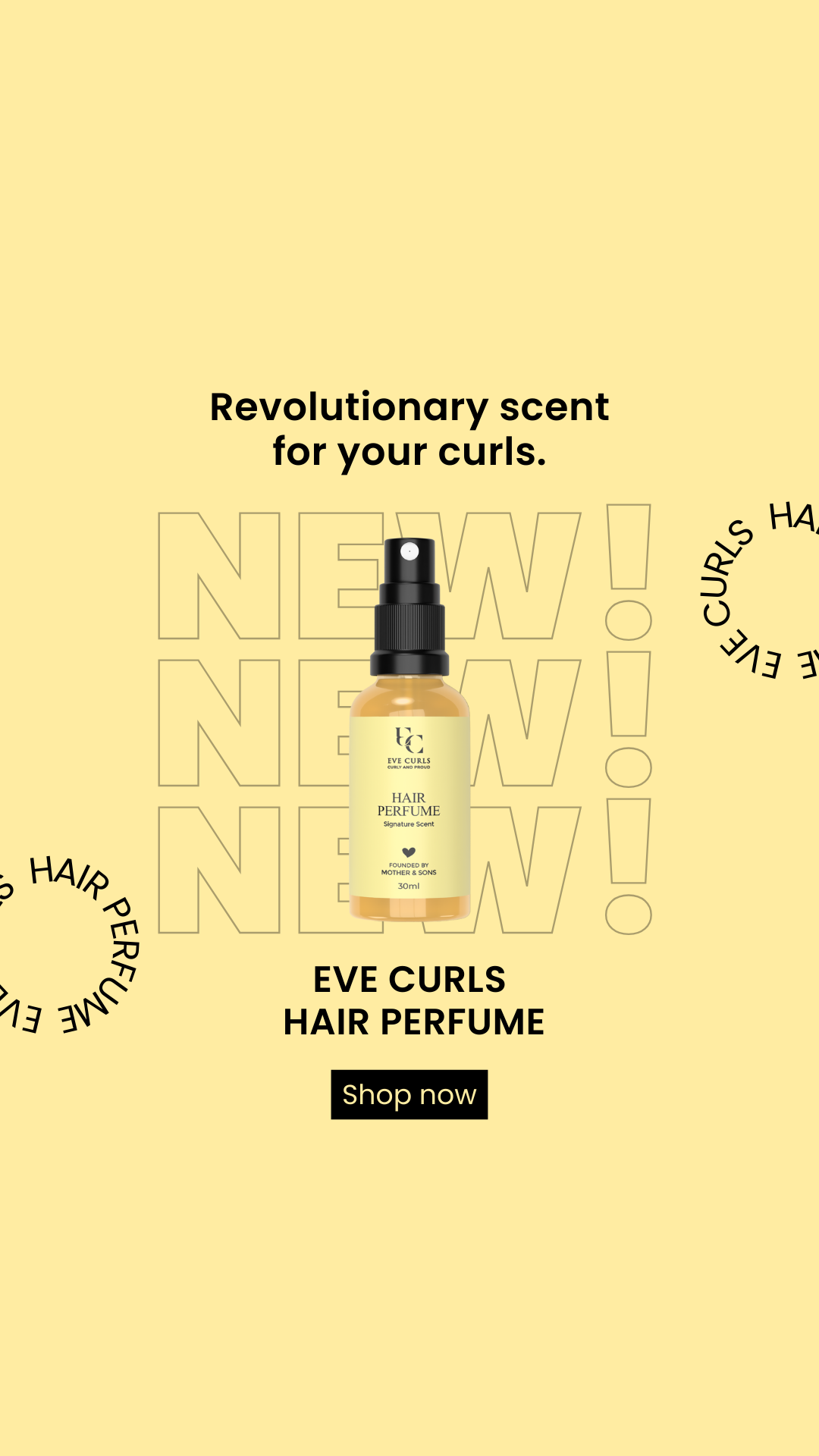 Eve Curls Facebook ad