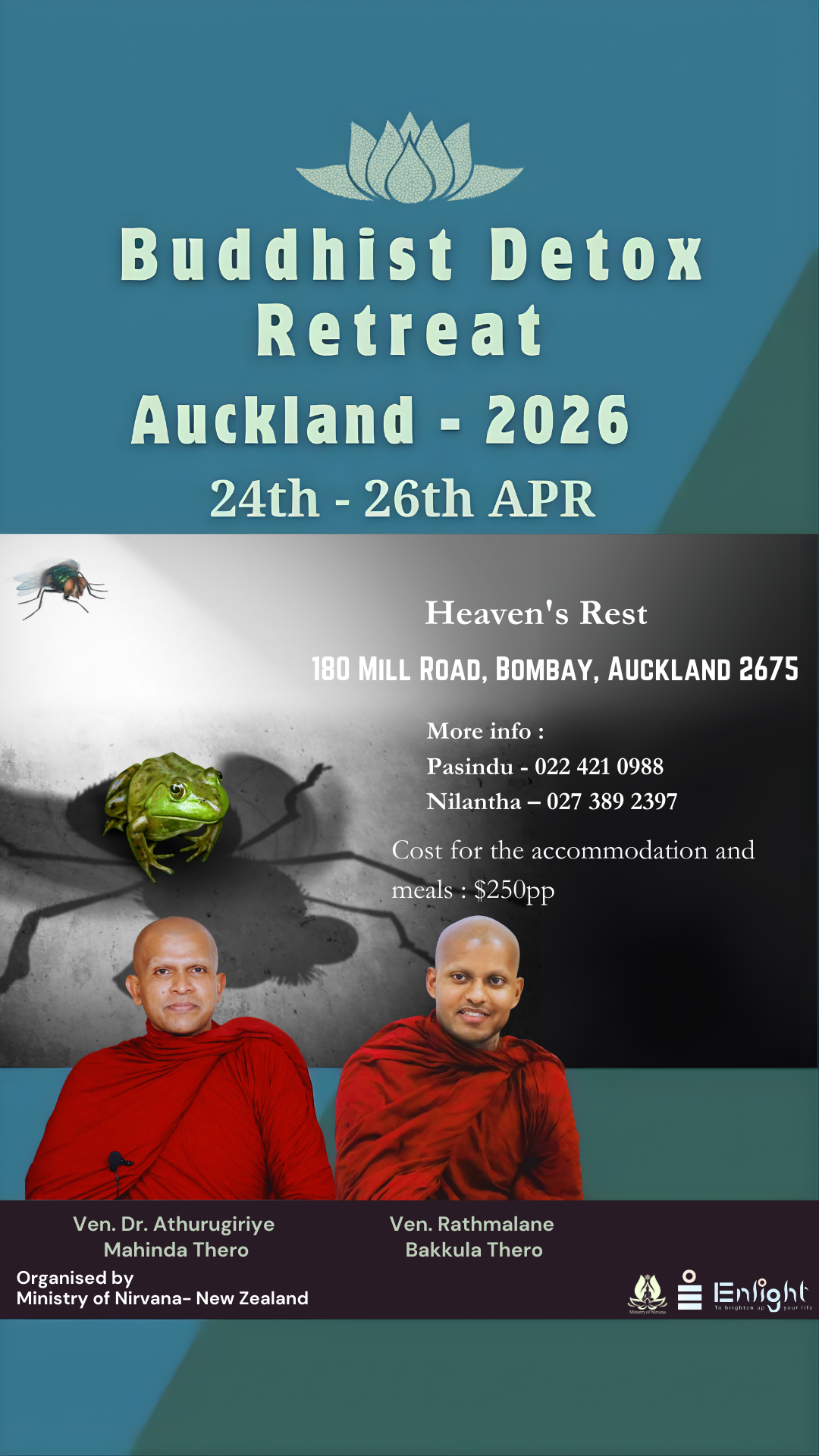 Ministry of Nirvana Facebook ad: Join the Journey to Mindful Freedom