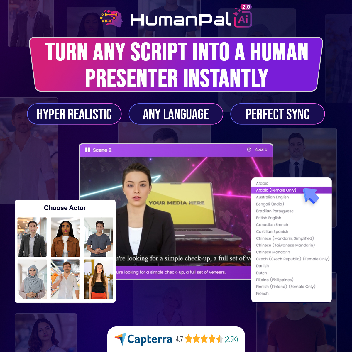 HumanPal Facebook ad