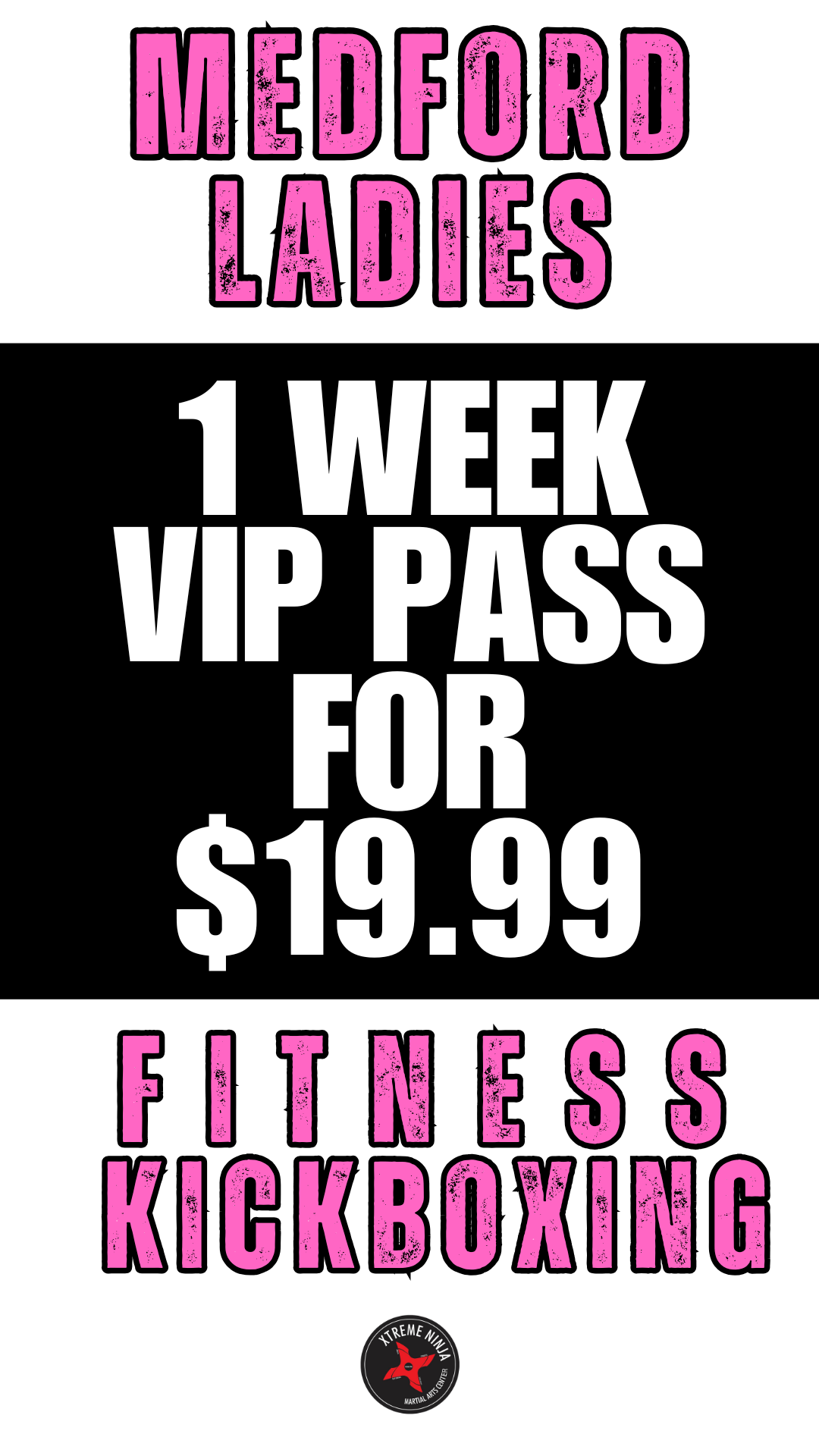 Xtreme Ninja Fitness Facebook ad from Mar 10, 2026