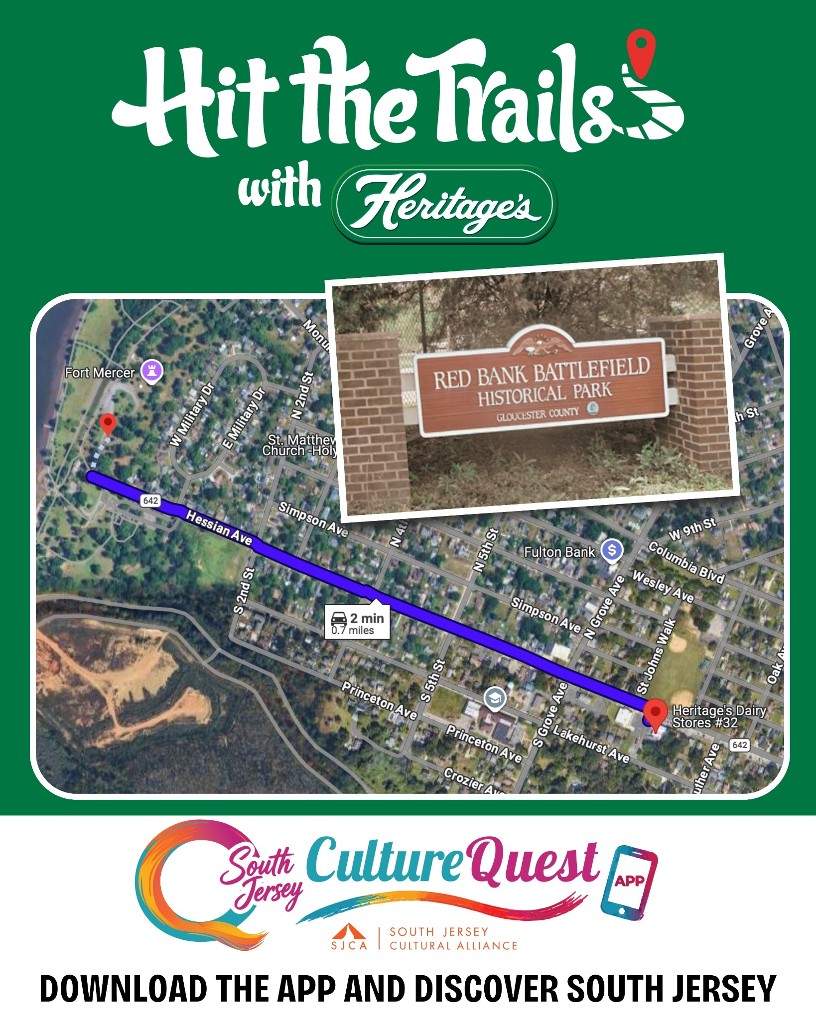 Heritage's Facebook ad