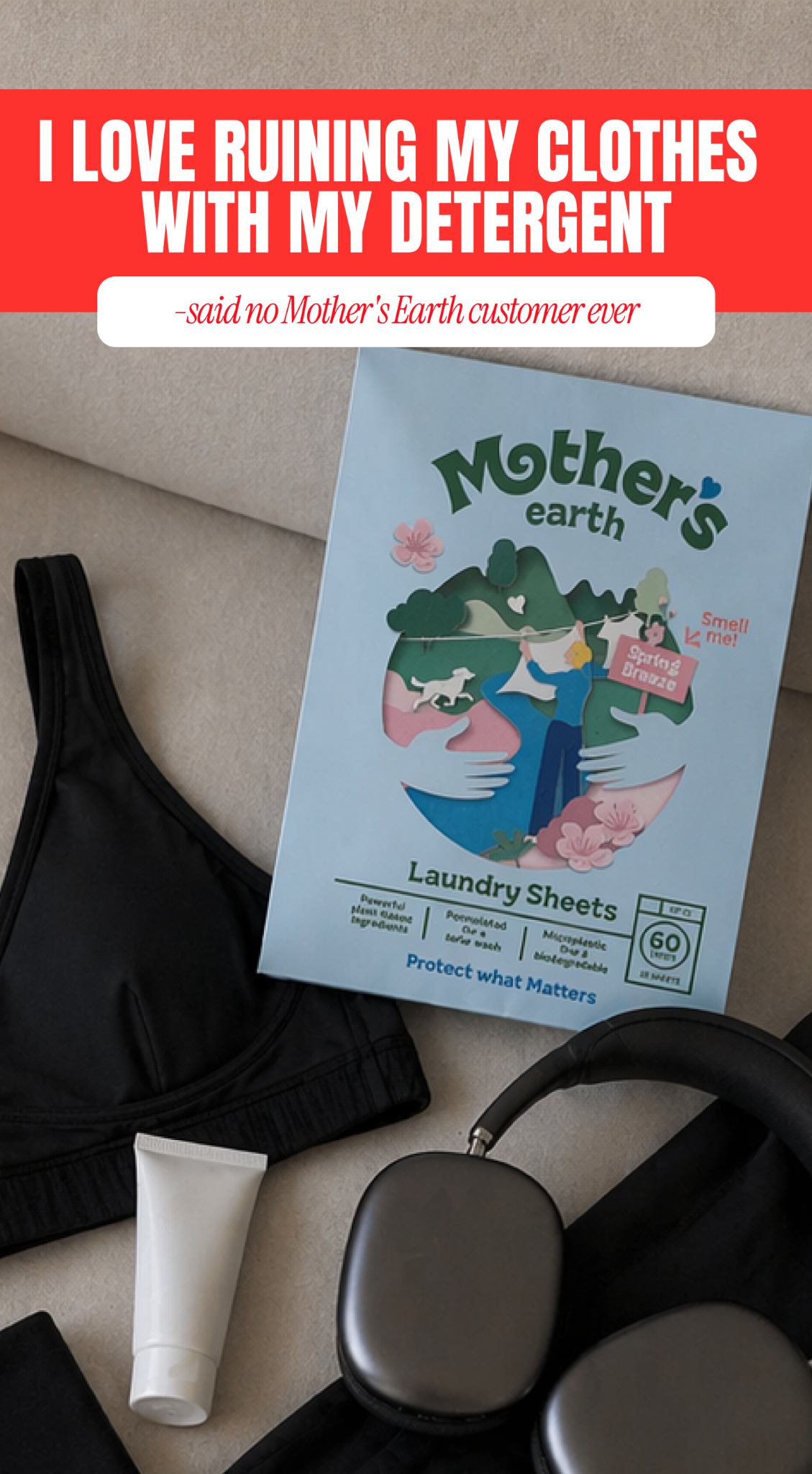 Mothers Earth Facebook ad
