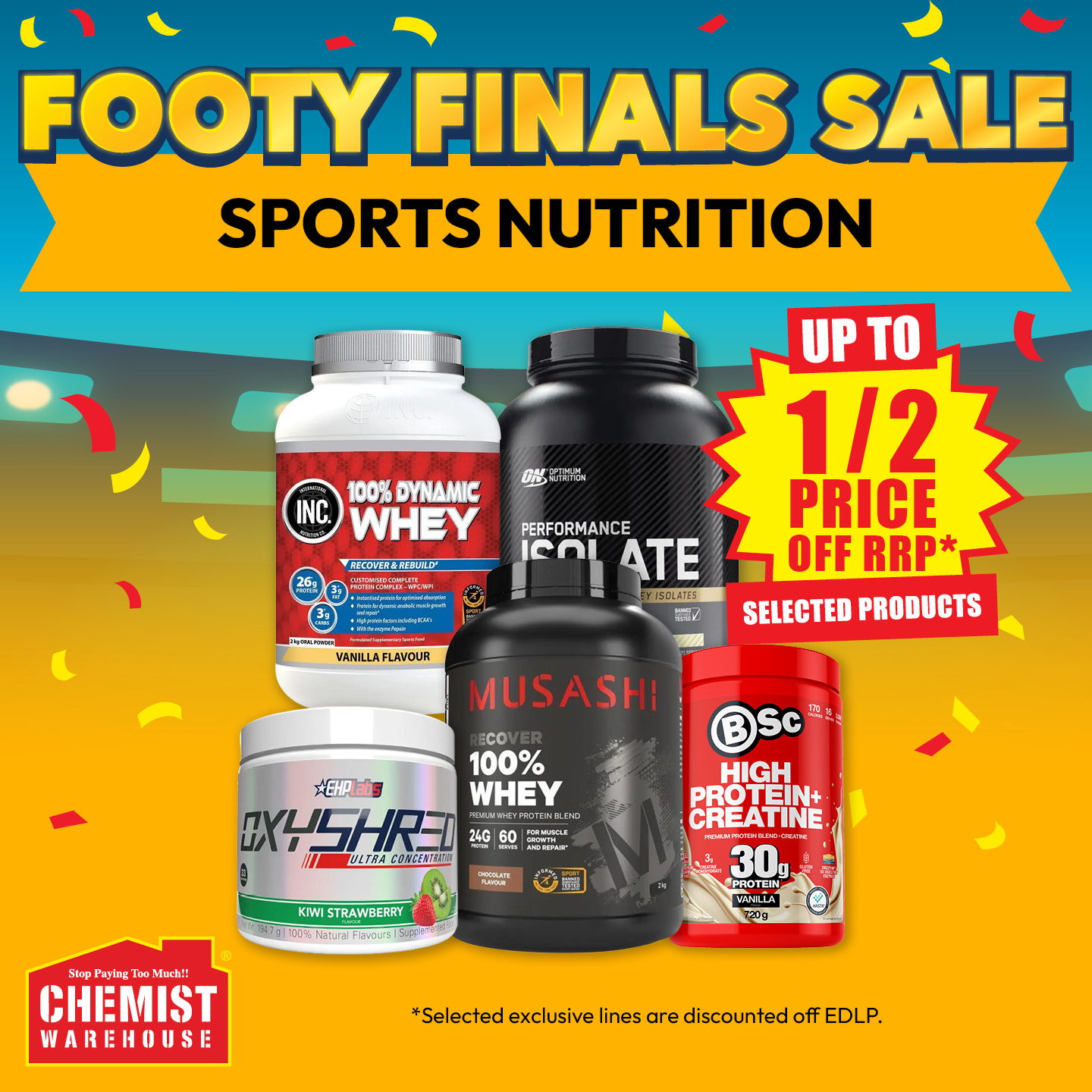 Chemist Warehouse Facebook ad