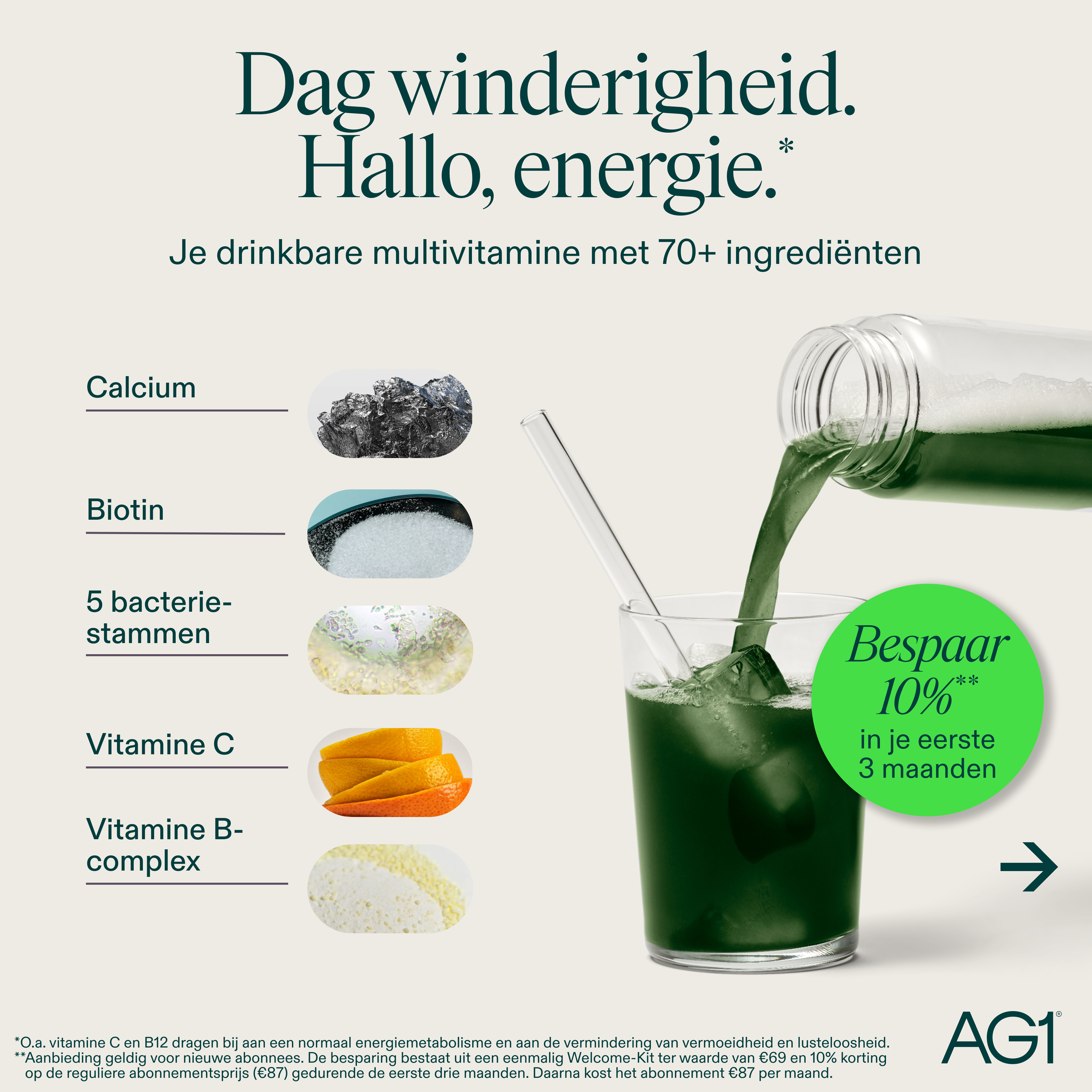 AG1 by Athletic Greens Facebook ad