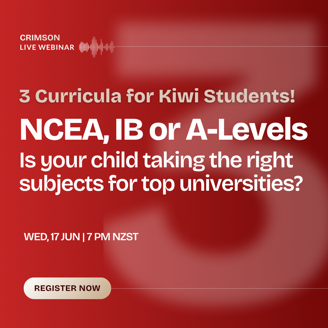 Crimson Education Facebook ad