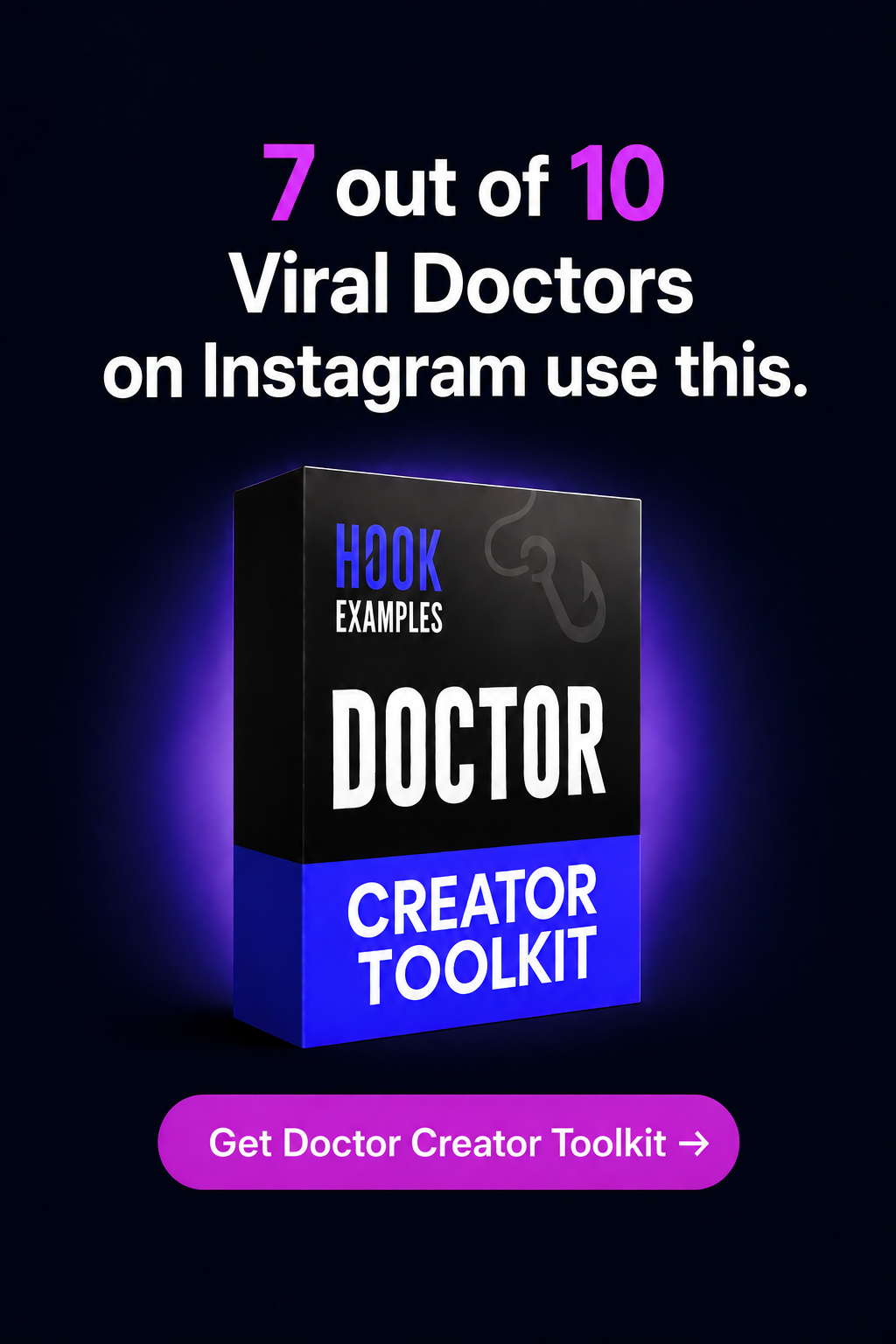 Hook Examples Facebook ad: Get Patients from Reels