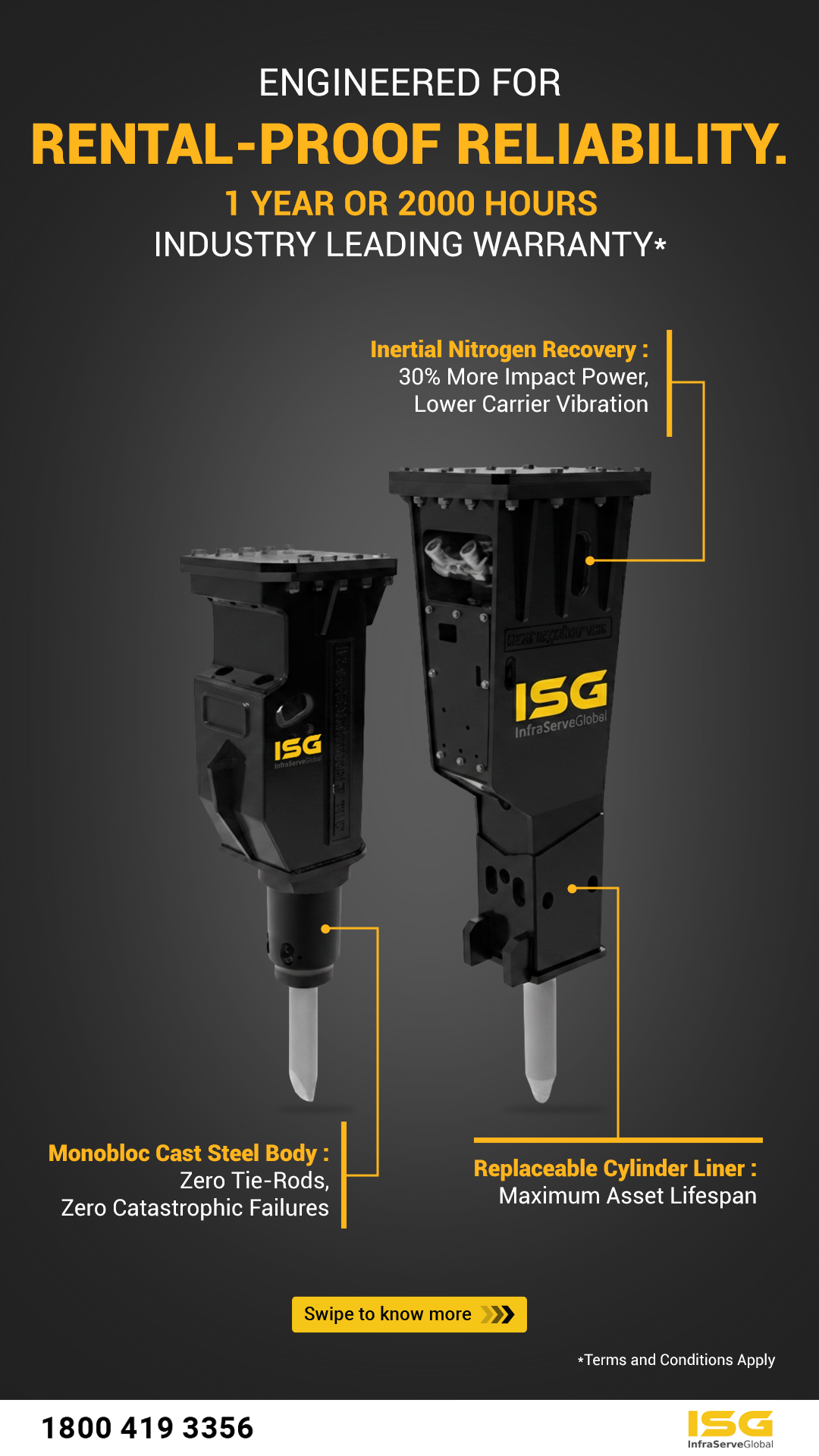 Infraserveglobal Facebook ad: From breaking ground to clearing it, ISG has…