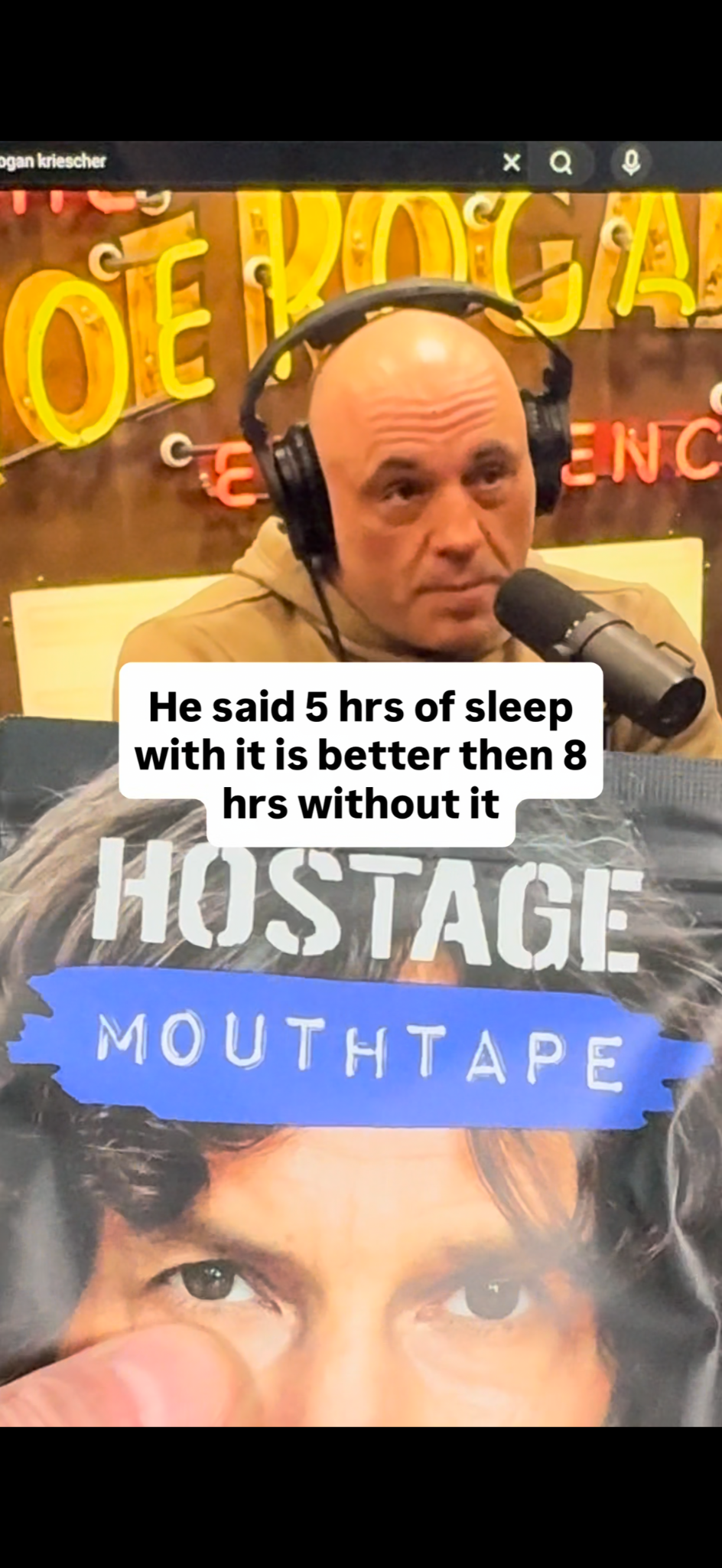 Hostage Tape Facebook ad: The sleep hack he can't stop talking about.