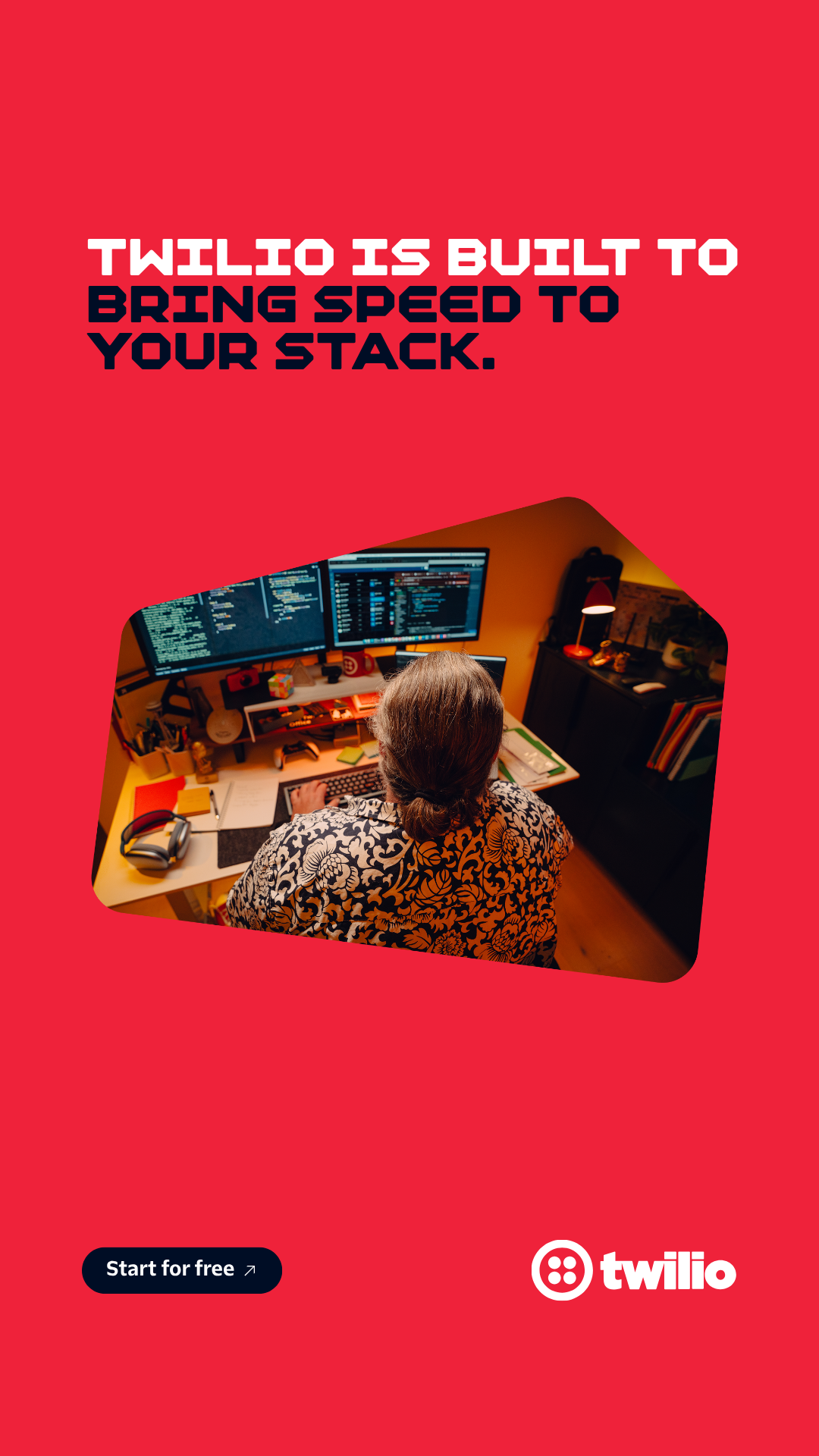 Twilio Facebook ad