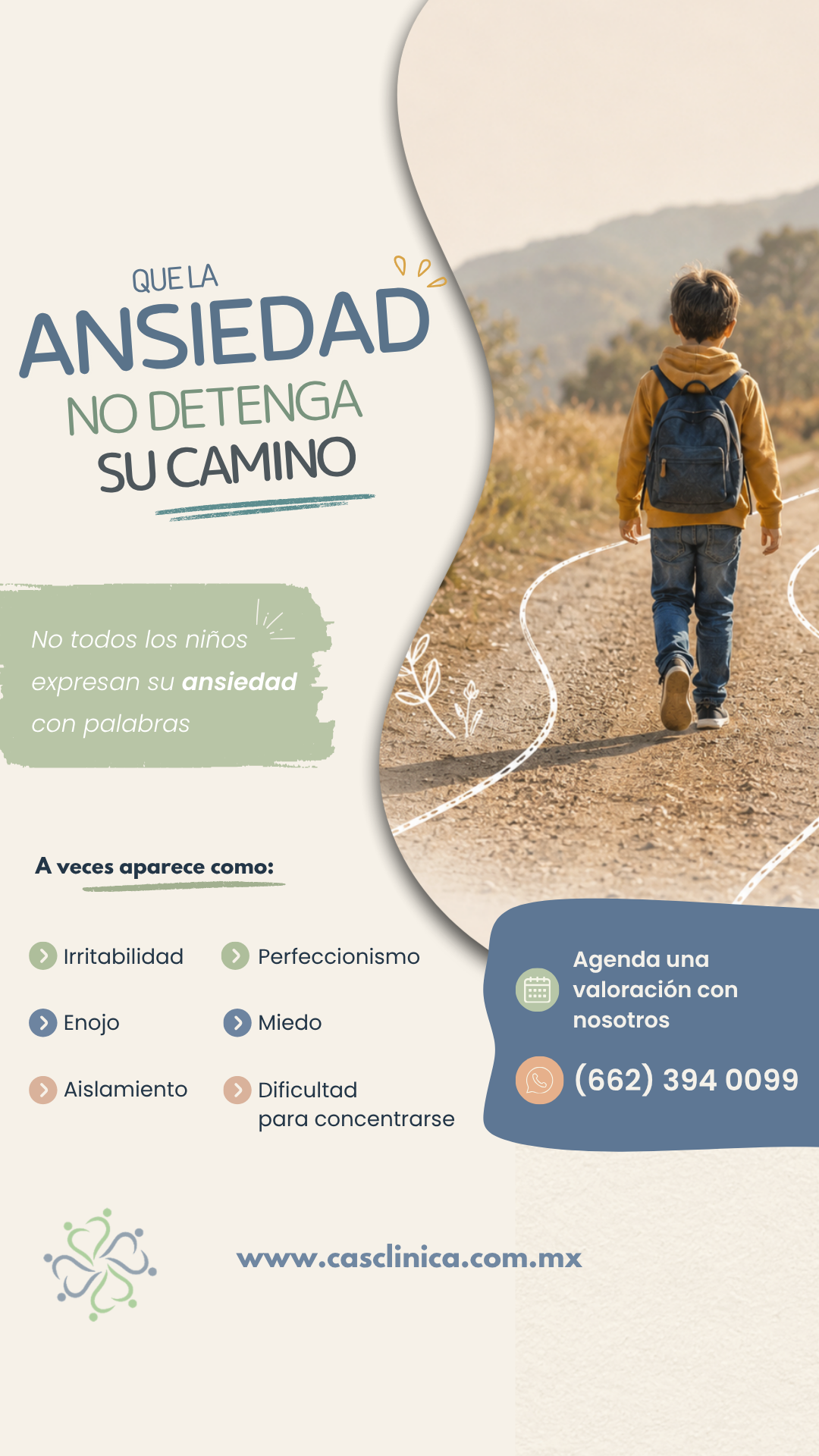 CAS: Clínica de la Ansiedad de Sonora Facebook ad from May 26, 2026