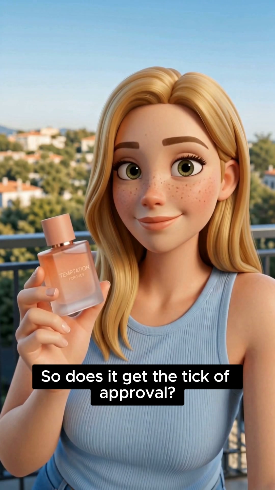 Bella Knows Scents Facebook ad: Warning: he can't keep his hands off you