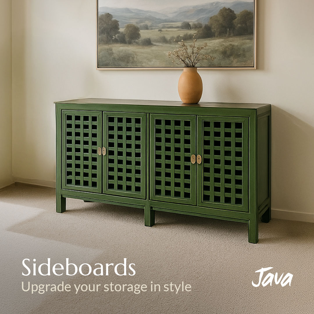 Java Furniture and Giftware Facebook ad: Looking for high-quality and functional furniture that fits…