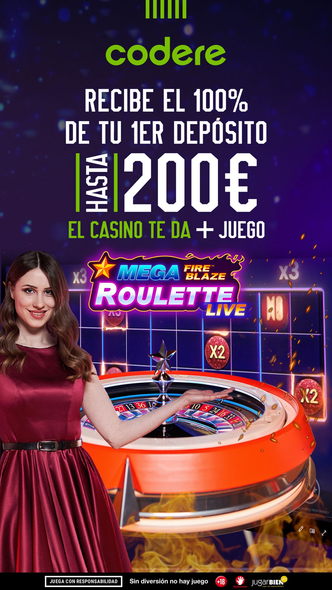 Codere Facebook ad from Nov 4, 2025