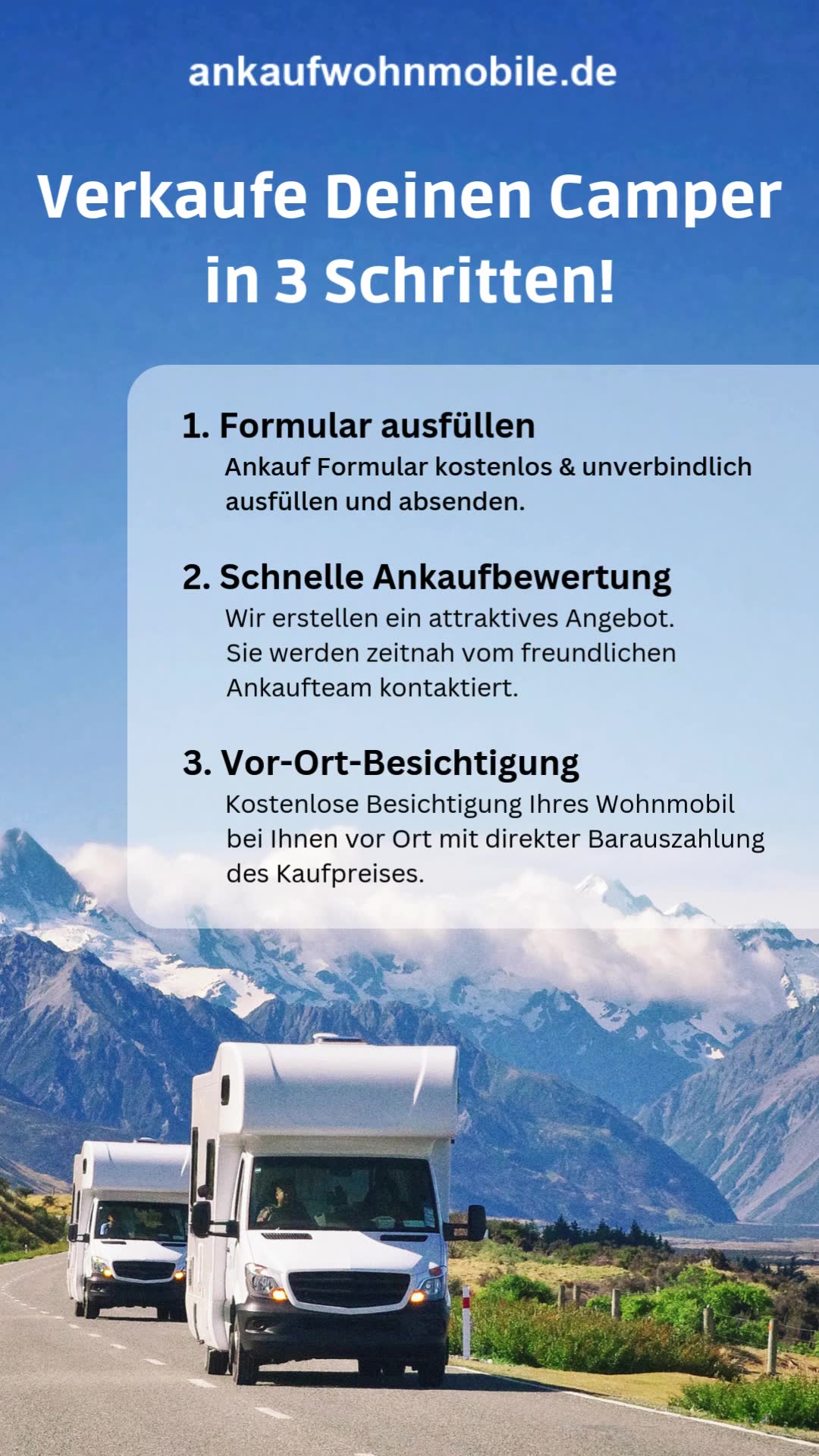 Wohnmobilpark GmbH Facebook ad: Angebot einholen!