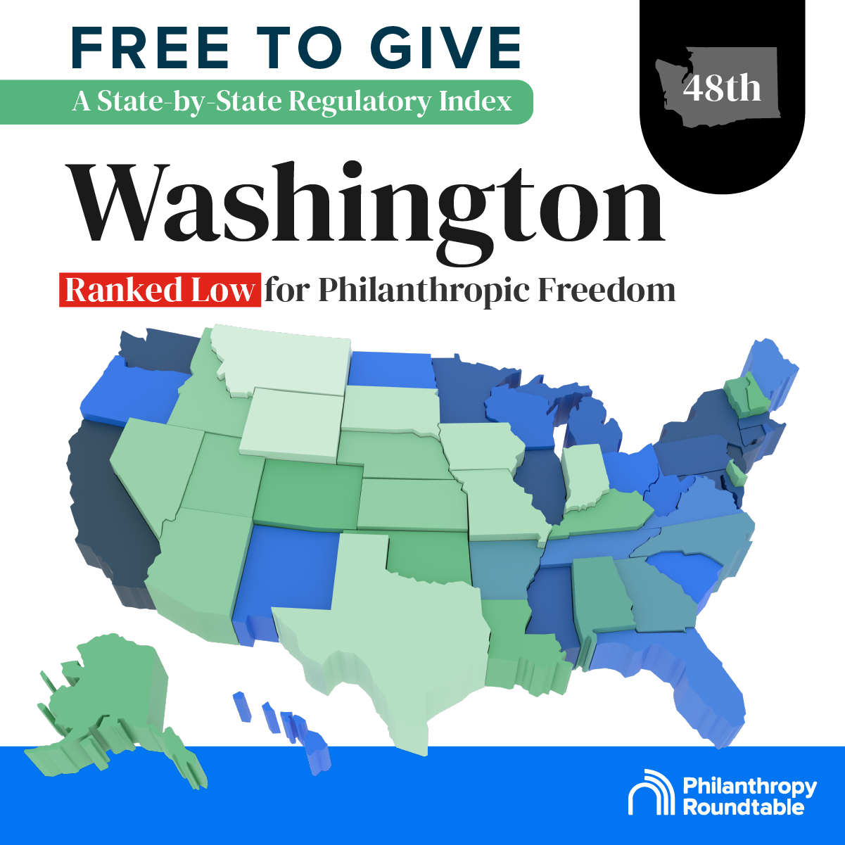 Philanthropy Roundtable Facebook ad: Free to Give: A State-by-State Regulatory Index