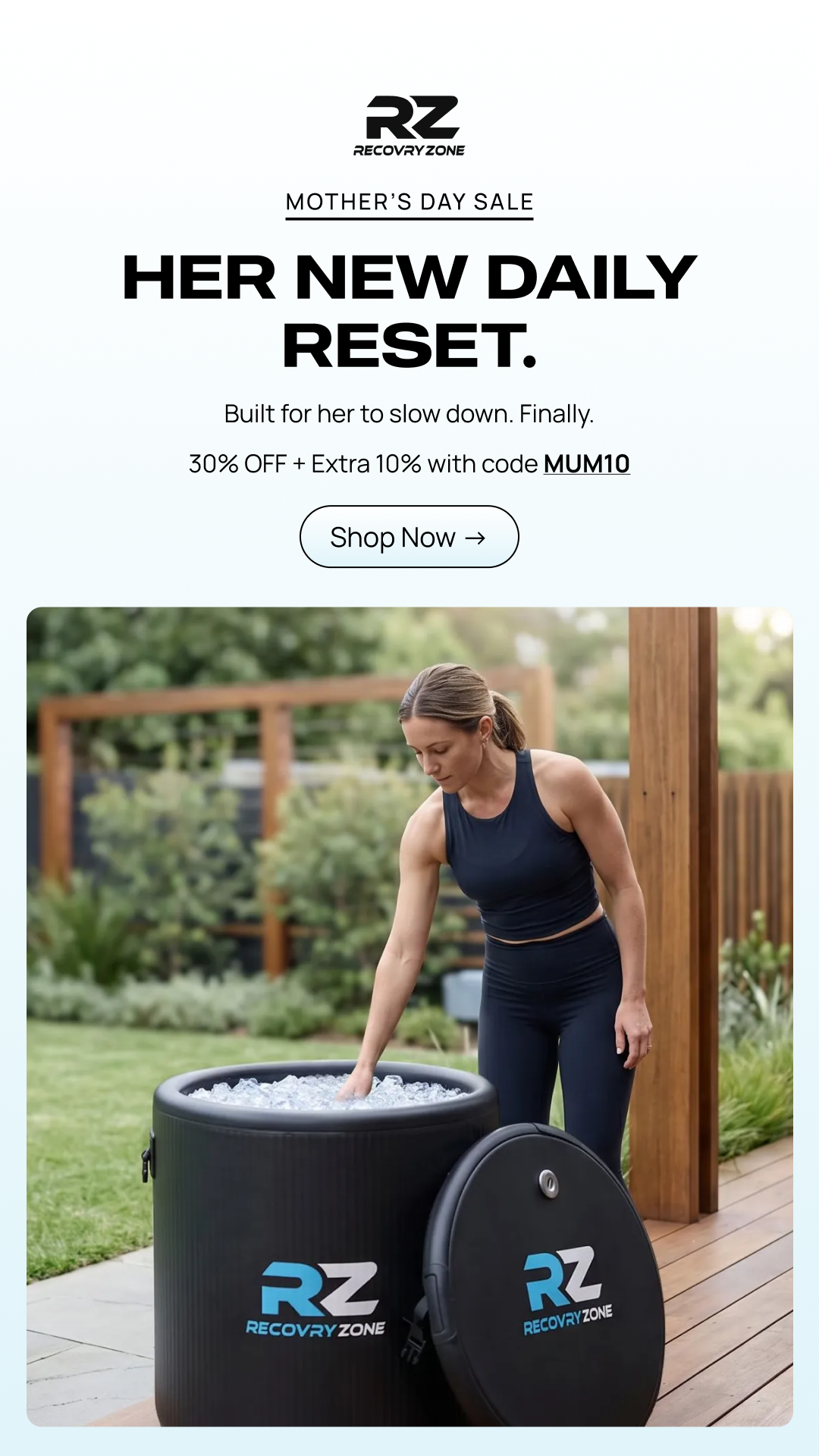 Recovry Zone Facebook ad