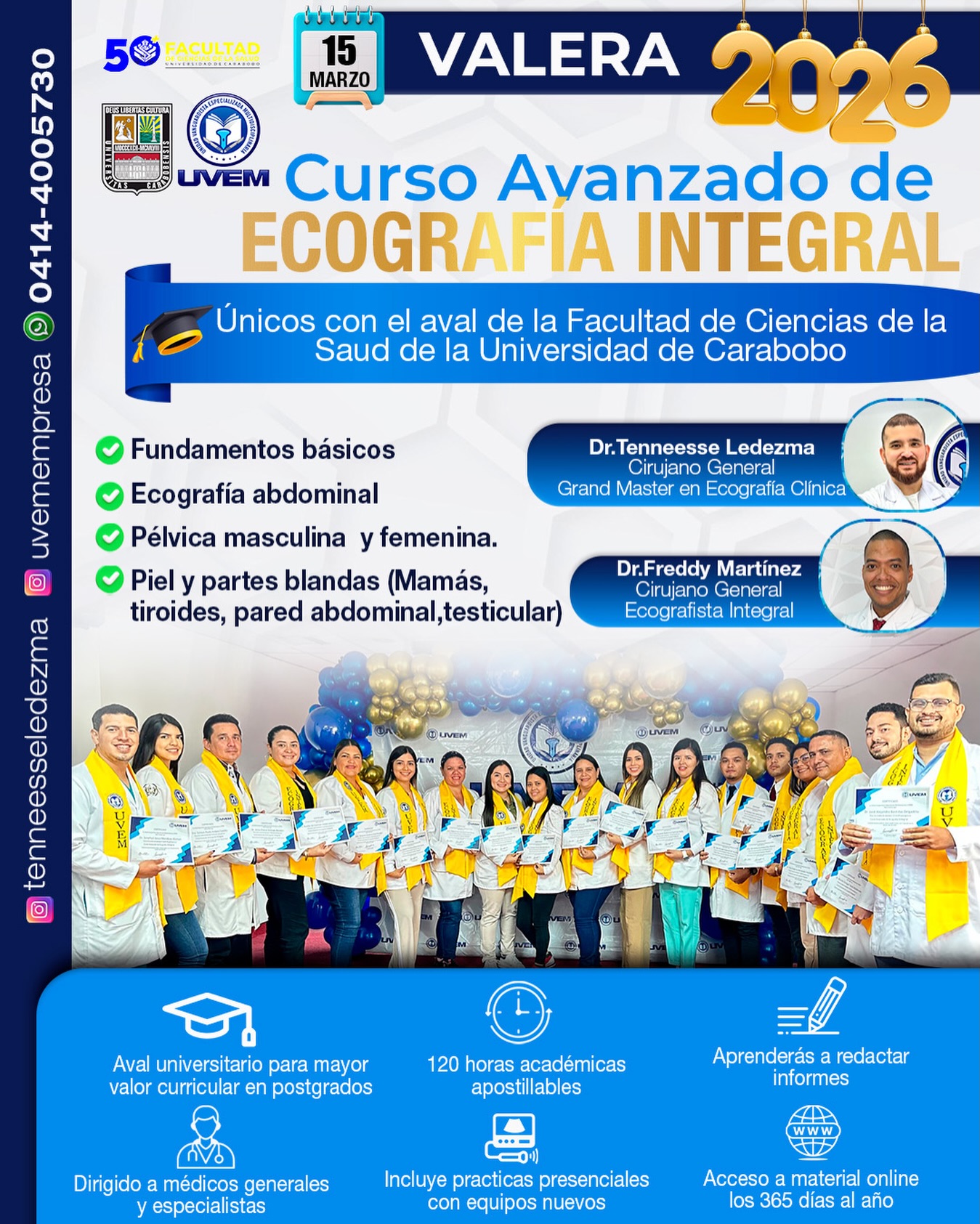 Dr. Tenneesse Ledezma Facebook ad: UVEM | TikTok | Linktree