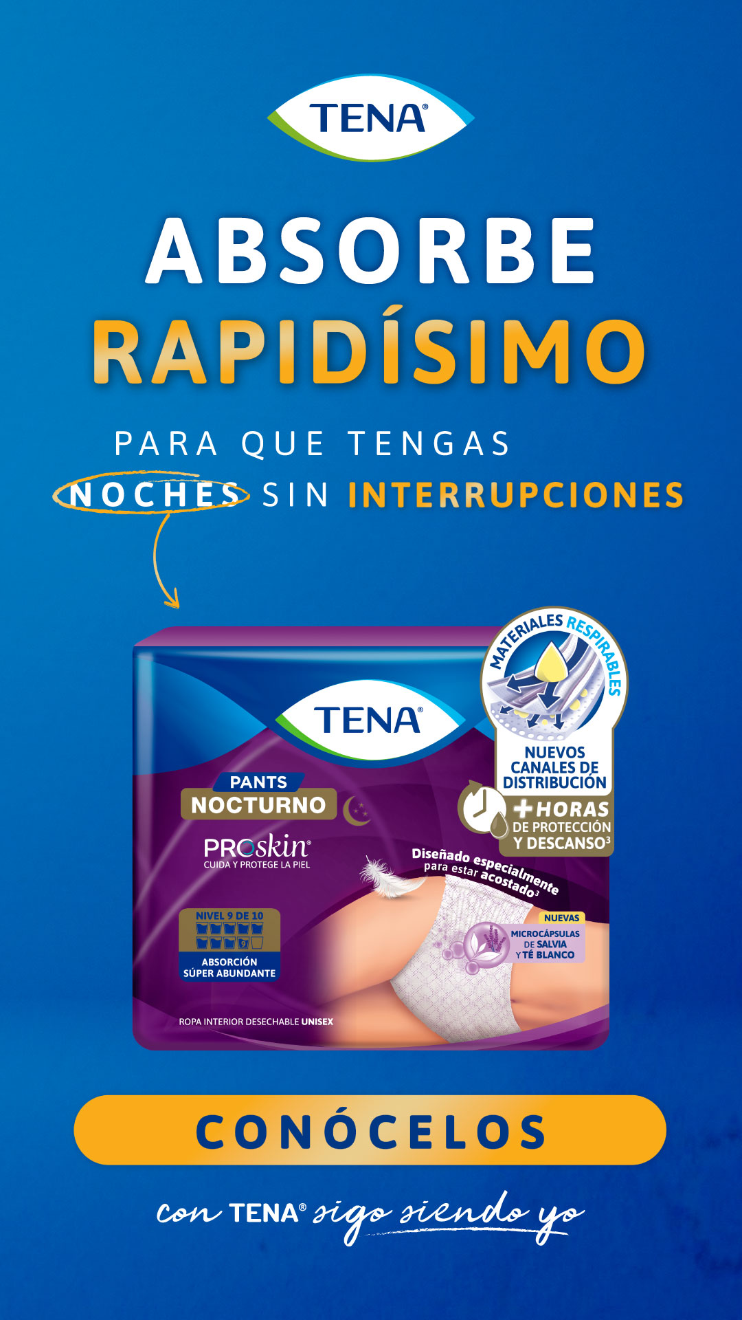 TENA Chile Facebook ad from Apr 16, 2026