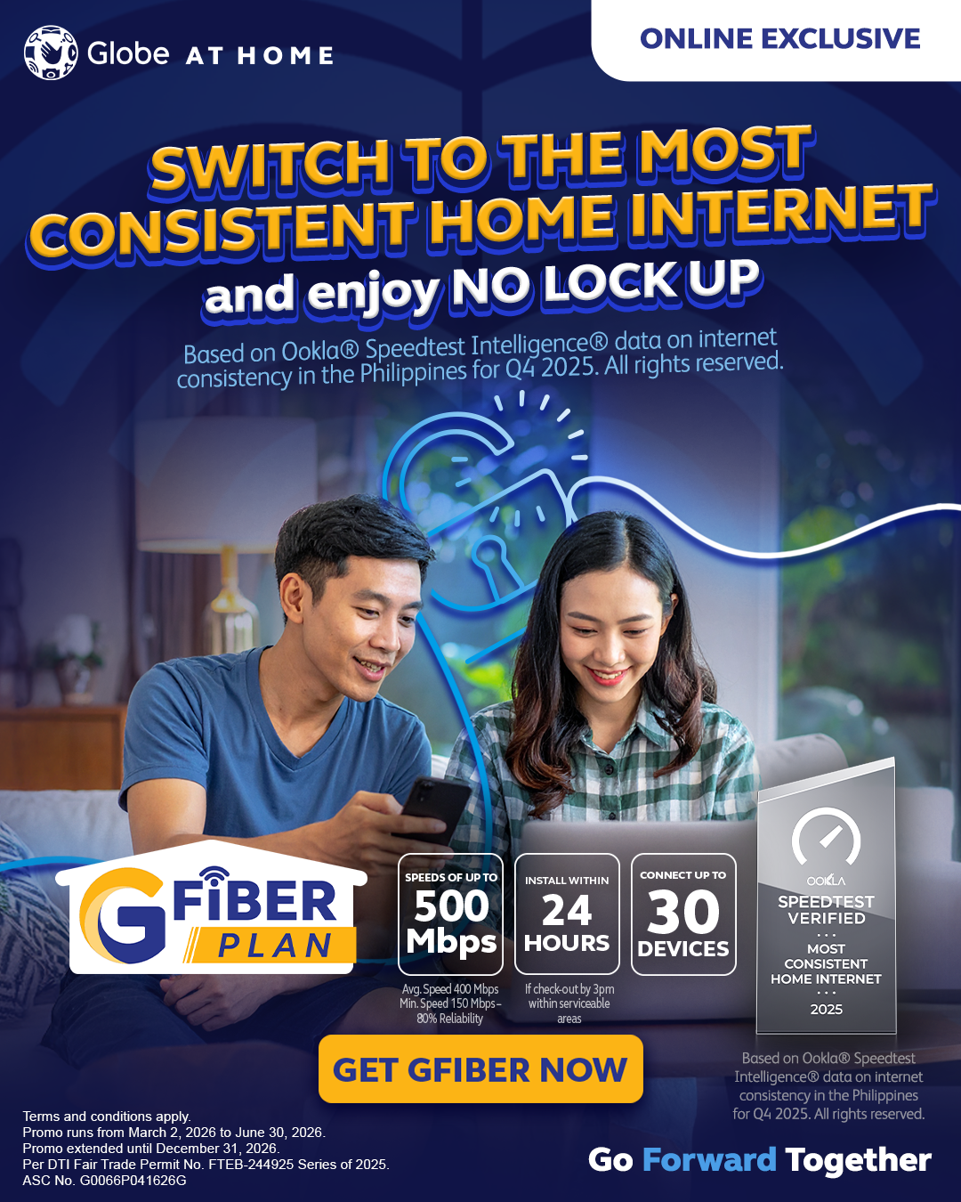 Globe At Home Facebook ad