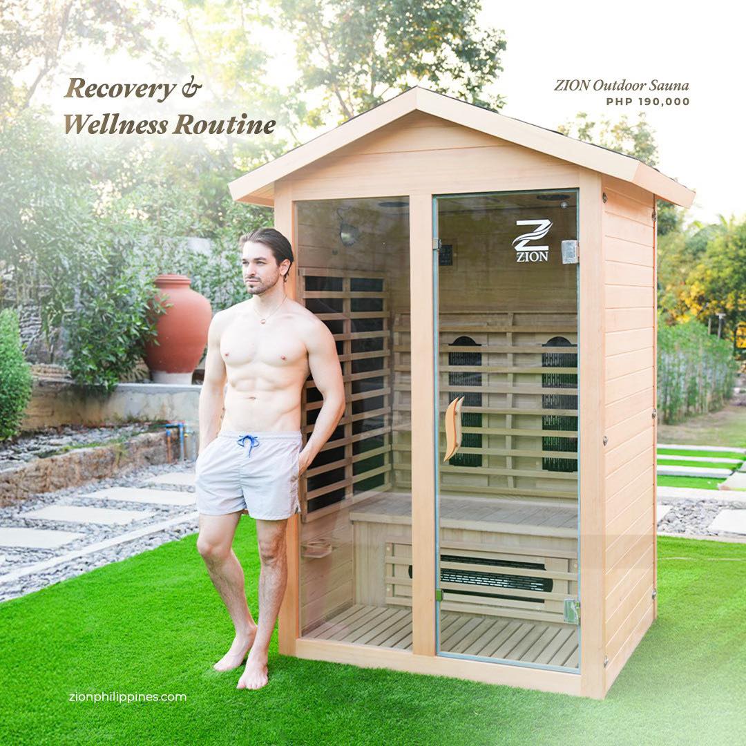 ZION Sauna Facebook ad: There’s nothing quite like a 20-minute sweat session…