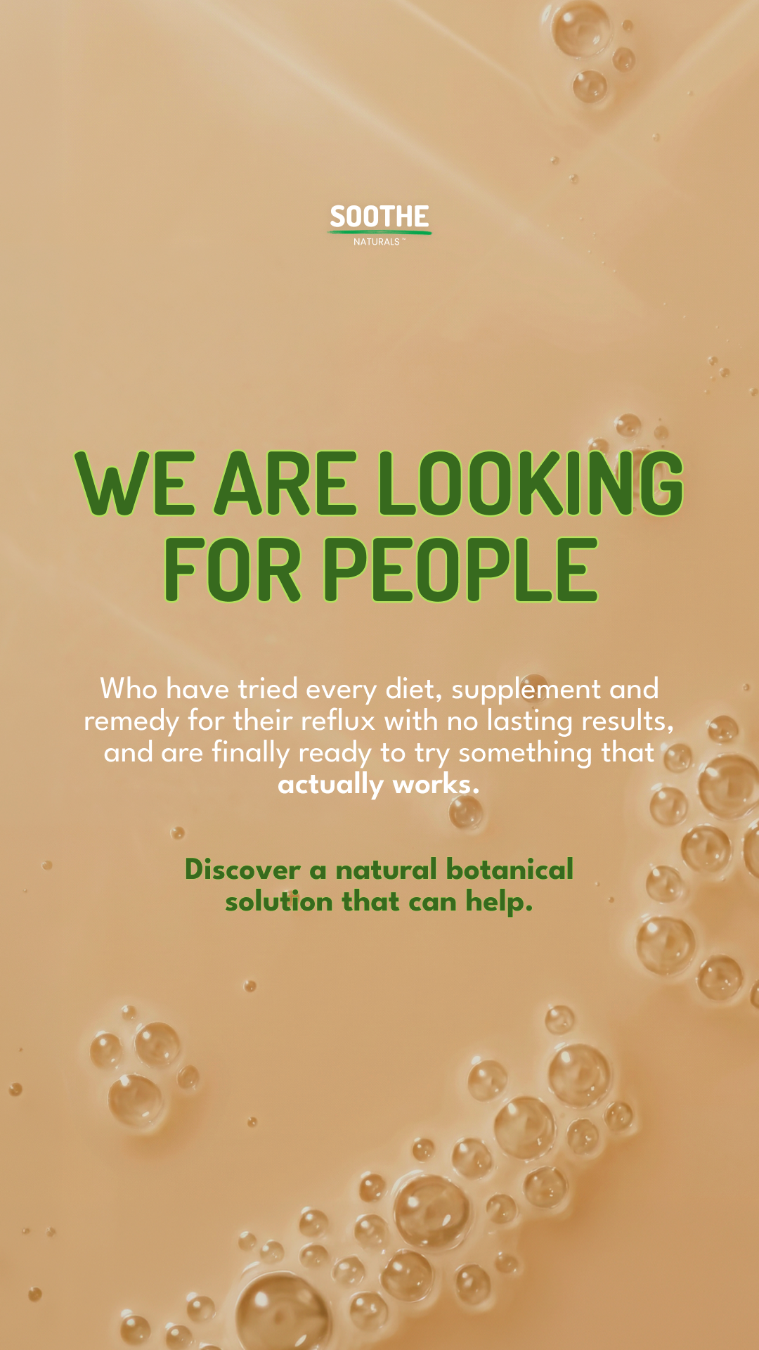 Soothe Naturals Facebook ad