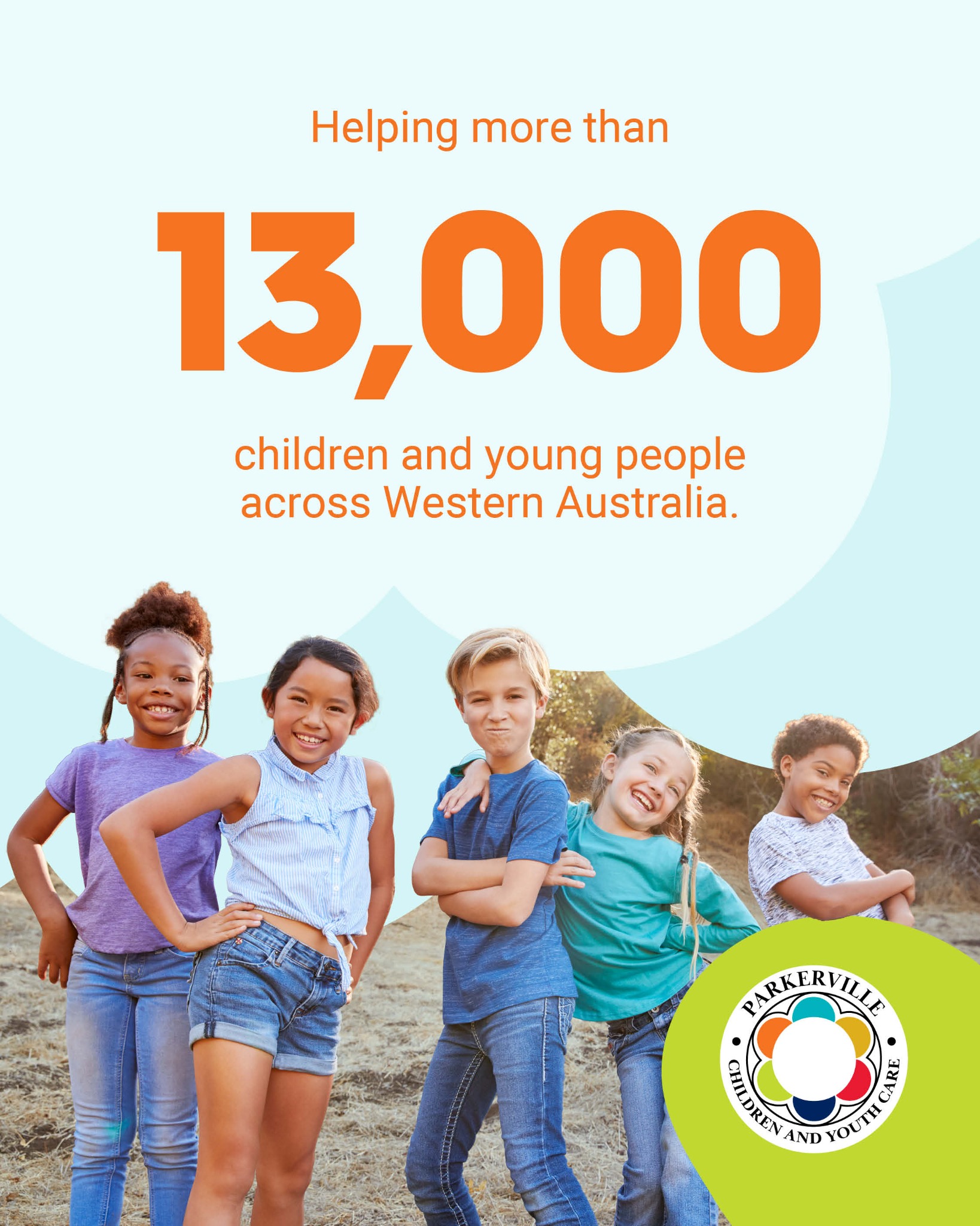 Parkerville Children and Youth Care Facebook ad: Parkerville provided life changing support for over 13,000…