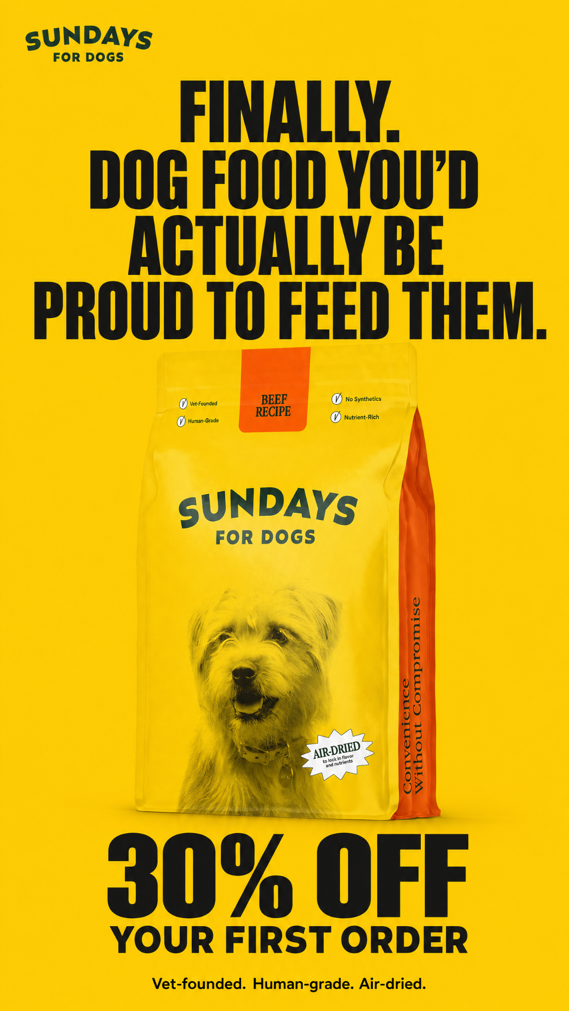 Sundays Facebook ad