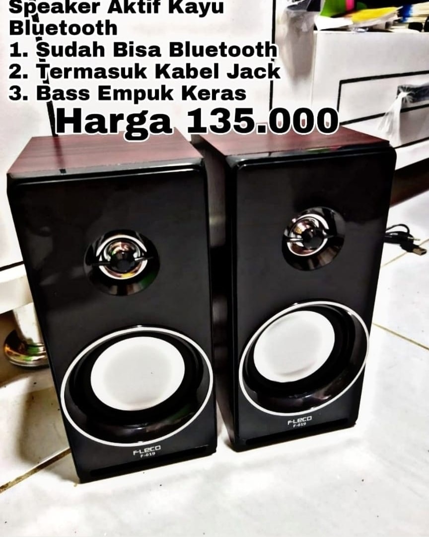 Nafis Elektronik Facebook ad: Promo Speaker Aktif Kayu Bluetooth, Garansi pabrik resmi…
