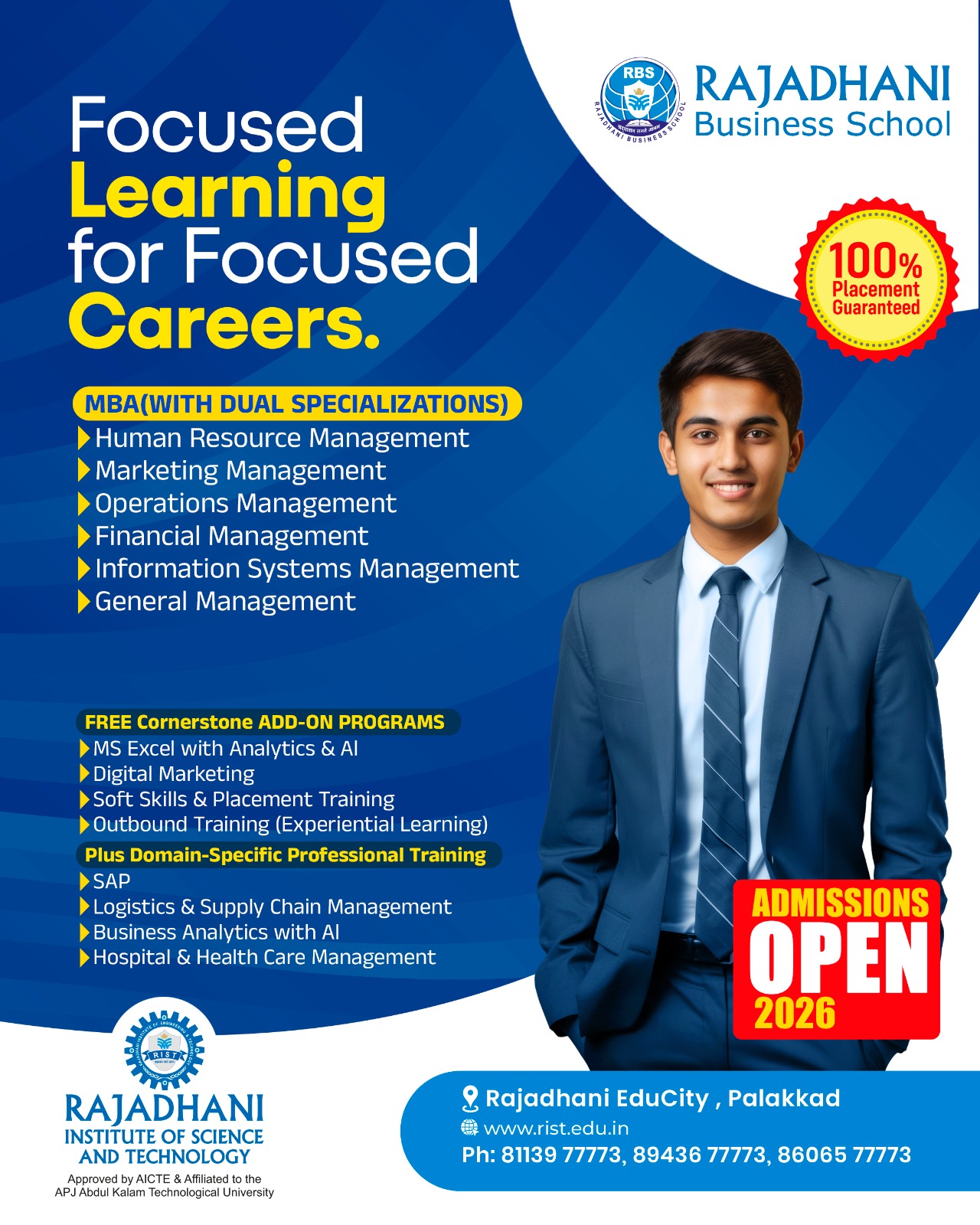 Rajadhani Institute of Science and Technology Facebook ad