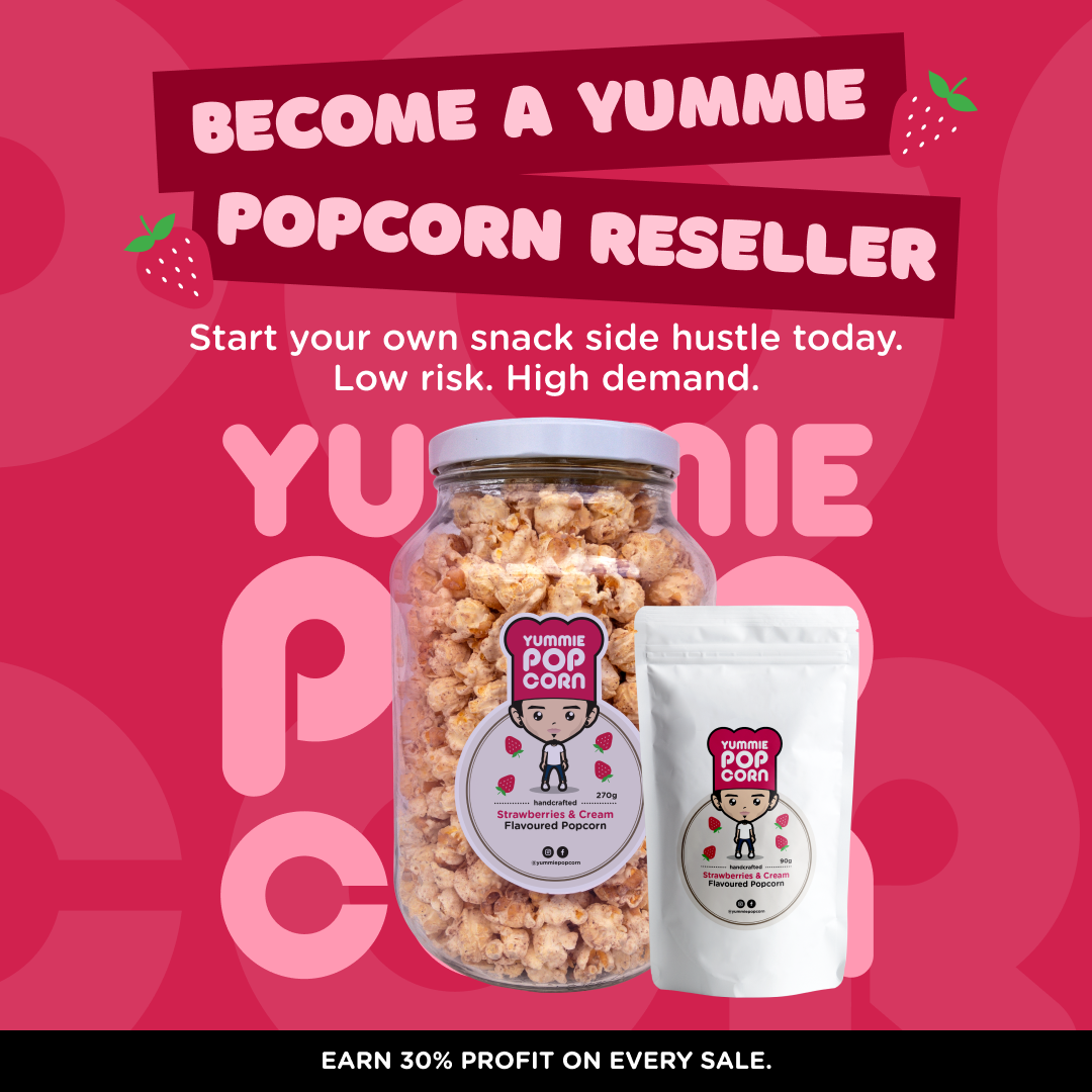 Yummie Popcorn Facebook ad from Mar 25, 2026