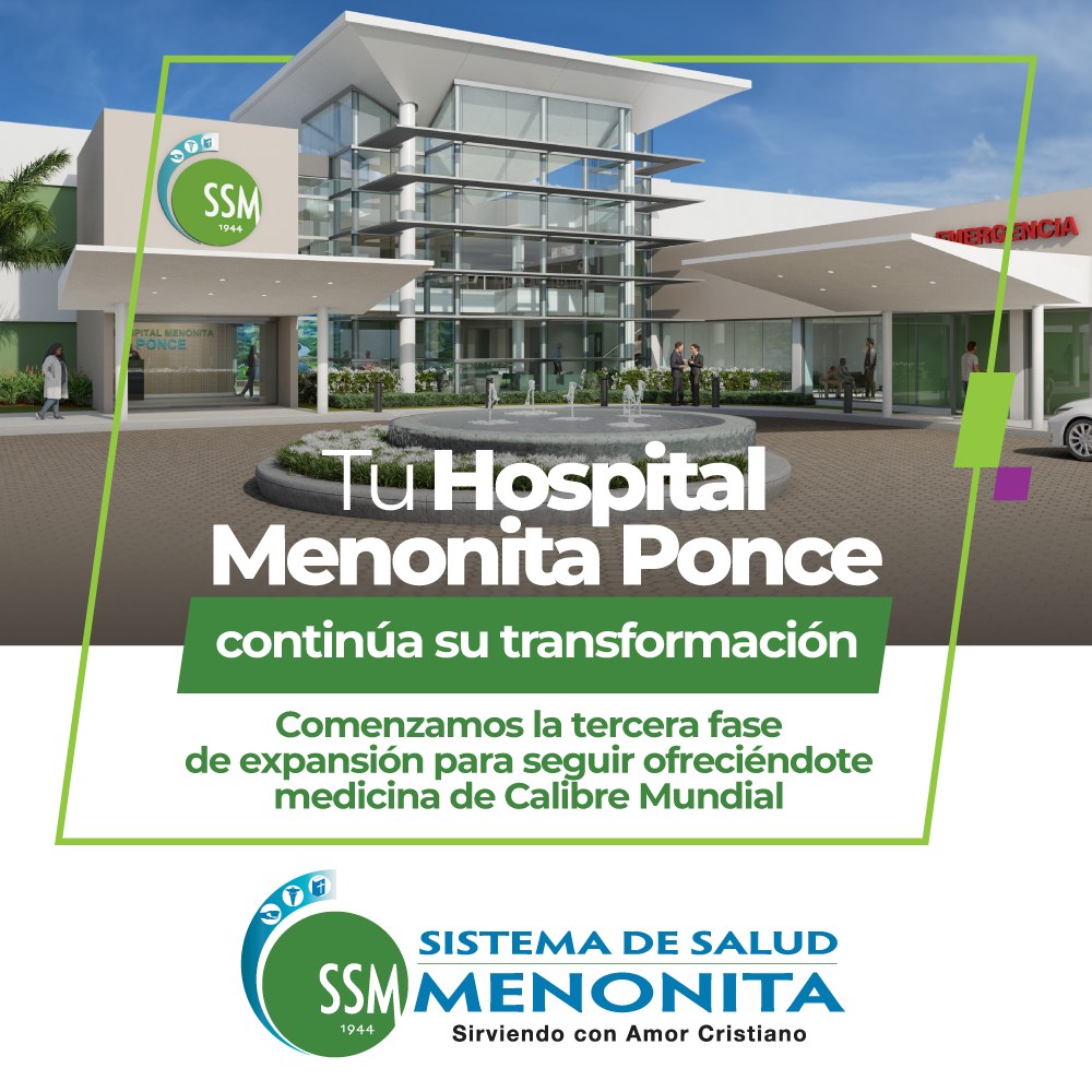 Sistema de Salud Menonita Facebook ad: ¡Grandes noticias para Ponce y todo el área…