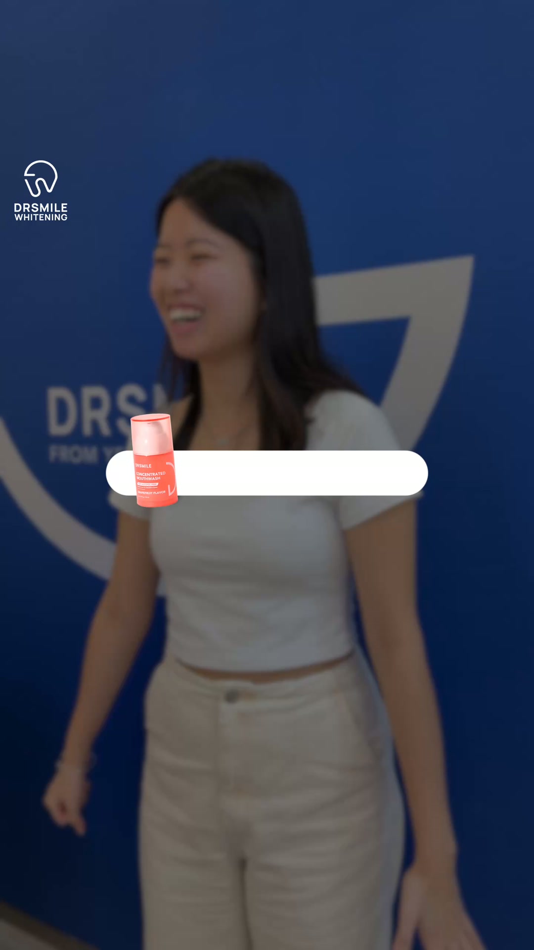 Dr Smile Whitening Facebook ad: Alcohol-free Mouthwash