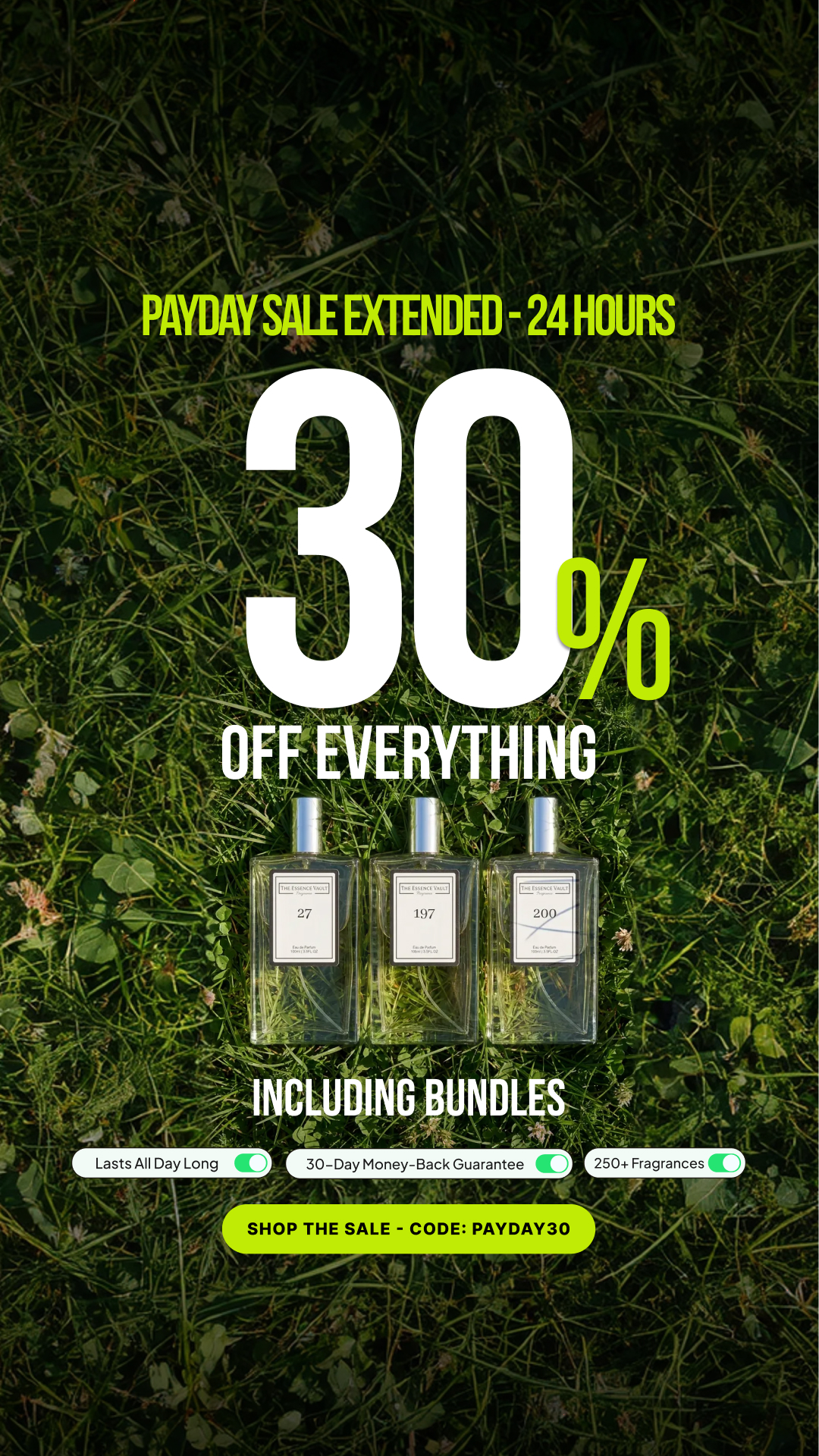The Essence Vault Facebook ad