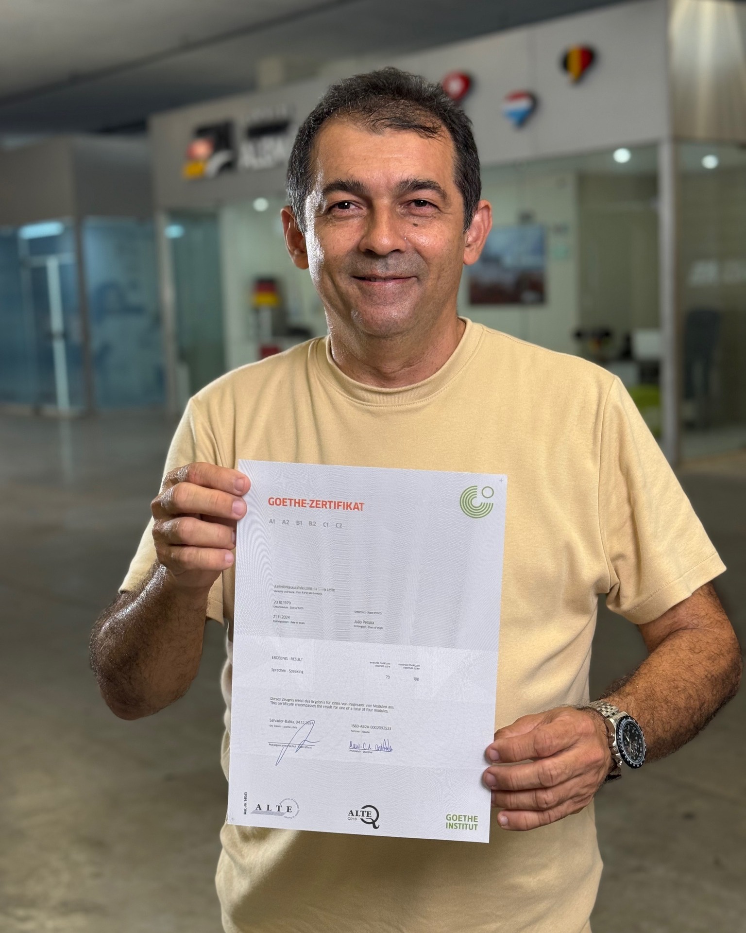 Estudo Alemão Facebook ad: Marcos é arquiteto e professor da UFPB.