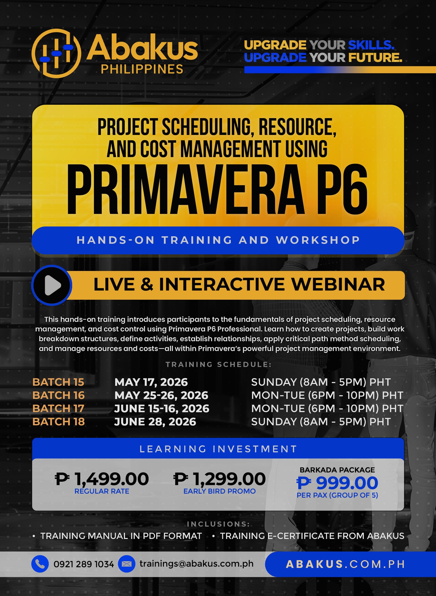 Abakus Trainings Philippines Facebook ad