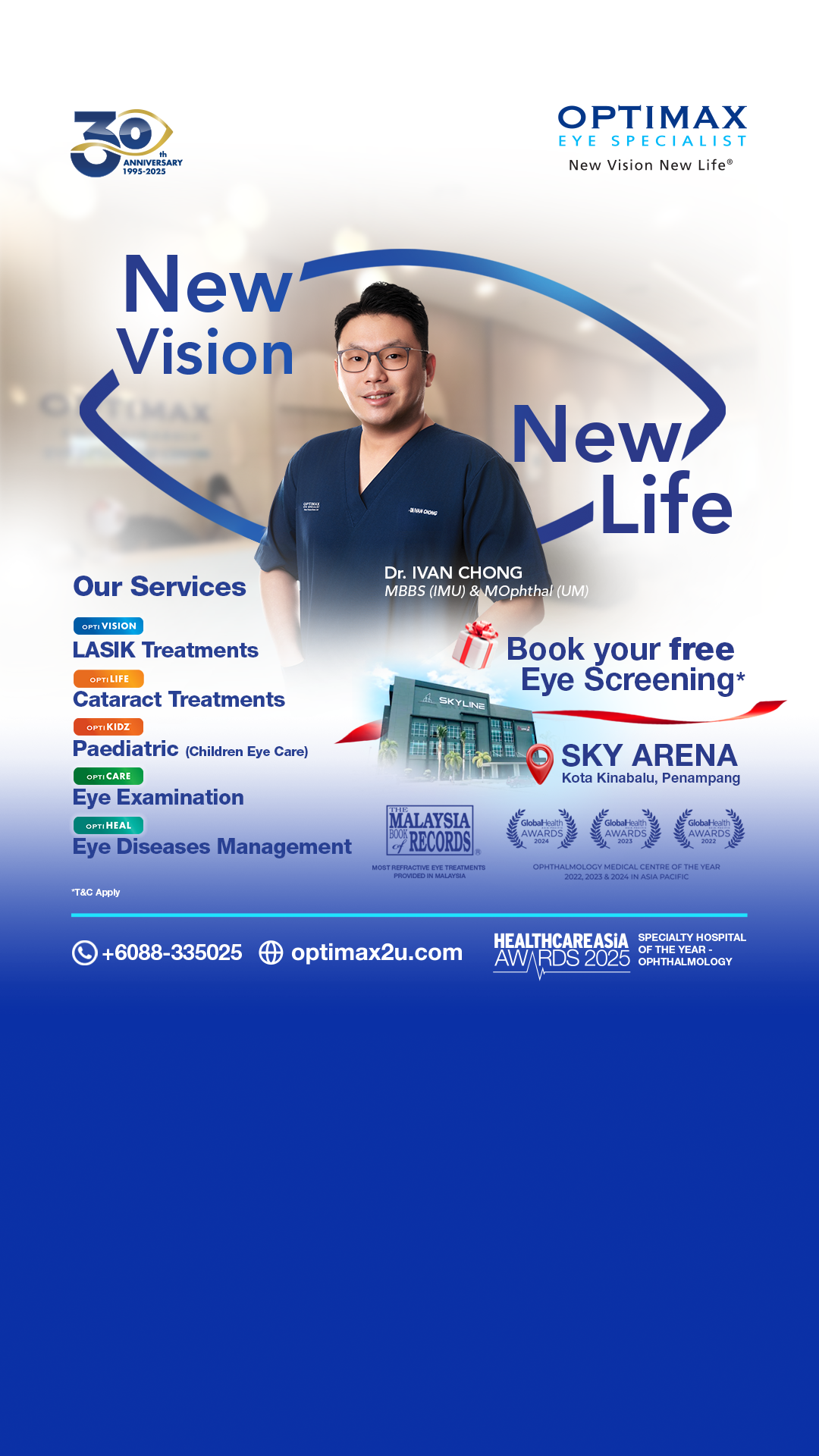 Optimax - New Vision New Life! Facebook ad