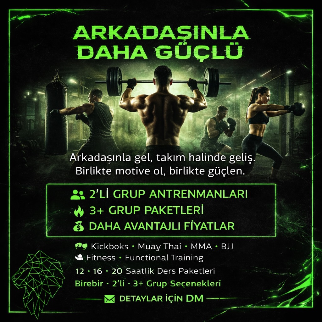 Roar Training Studio Facebook ad: Arkadaşınla gel, gücünü ikiye katla