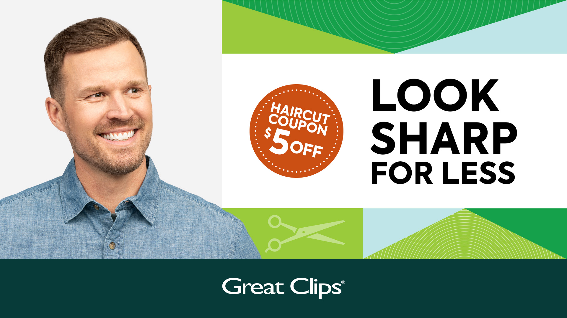 Great Clips Facebook ad: $5 Off Haircut