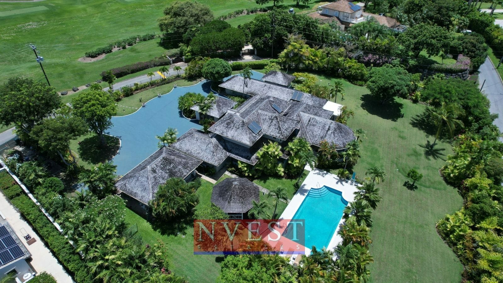 NVEST Estates Facebook ad: Barbados' finest homes, expertly matched.