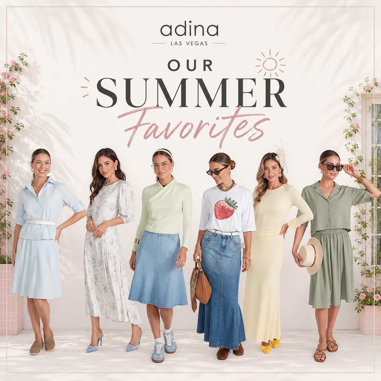 Adina LV Facebook ad: Summer favorites, curated for the season