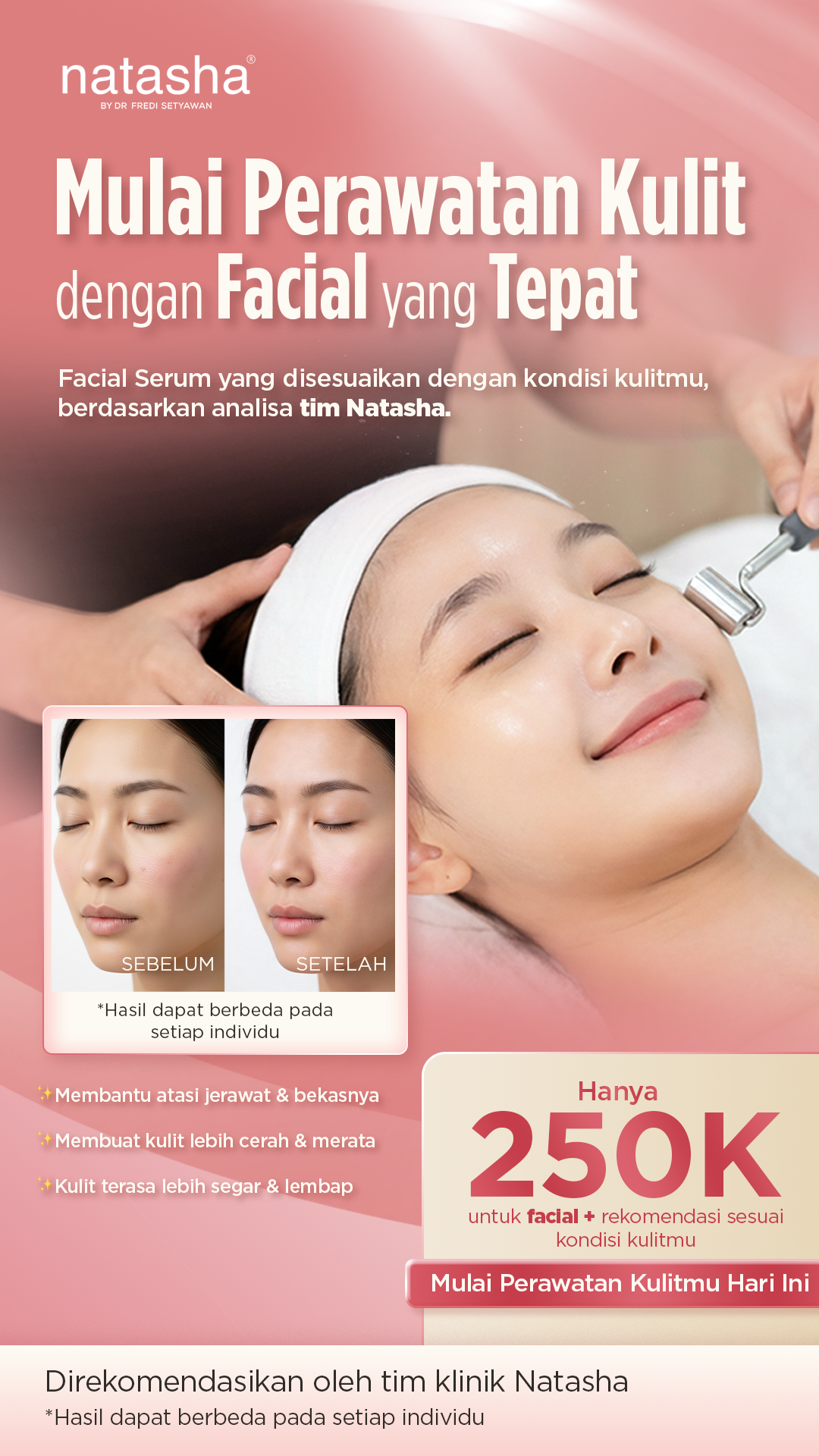 Natasha Skin Clinic Center Facebook ad